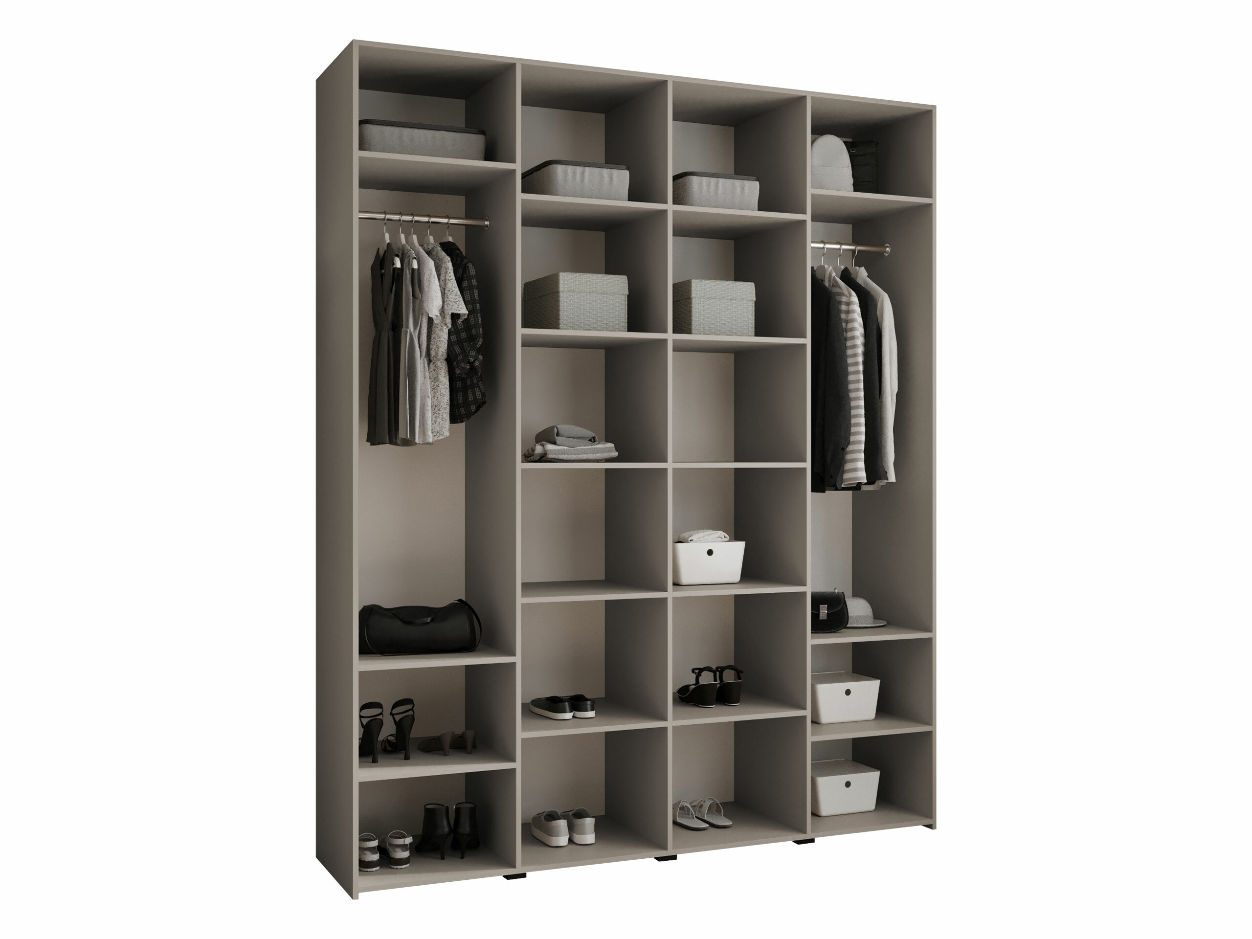 Kledingkast Hartford 574 (Wit)