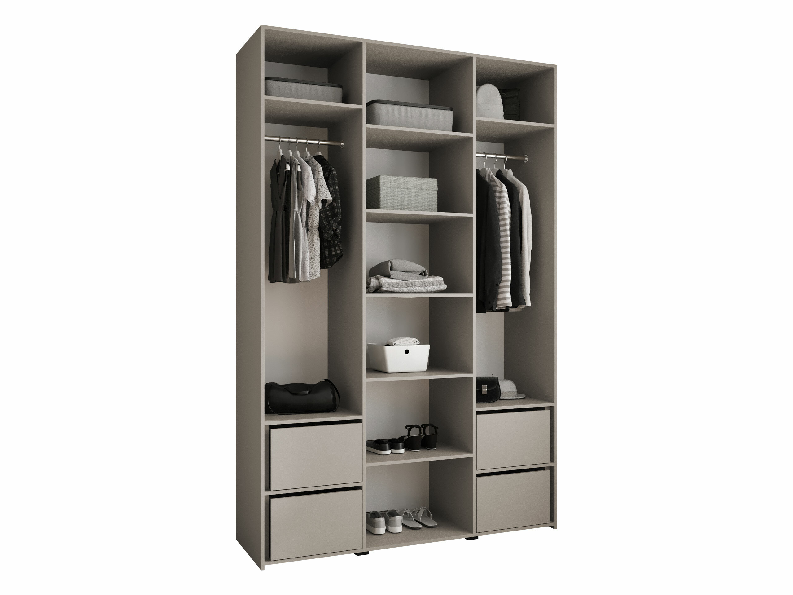 Kledingkast Hartford 563 (Kasjmier)