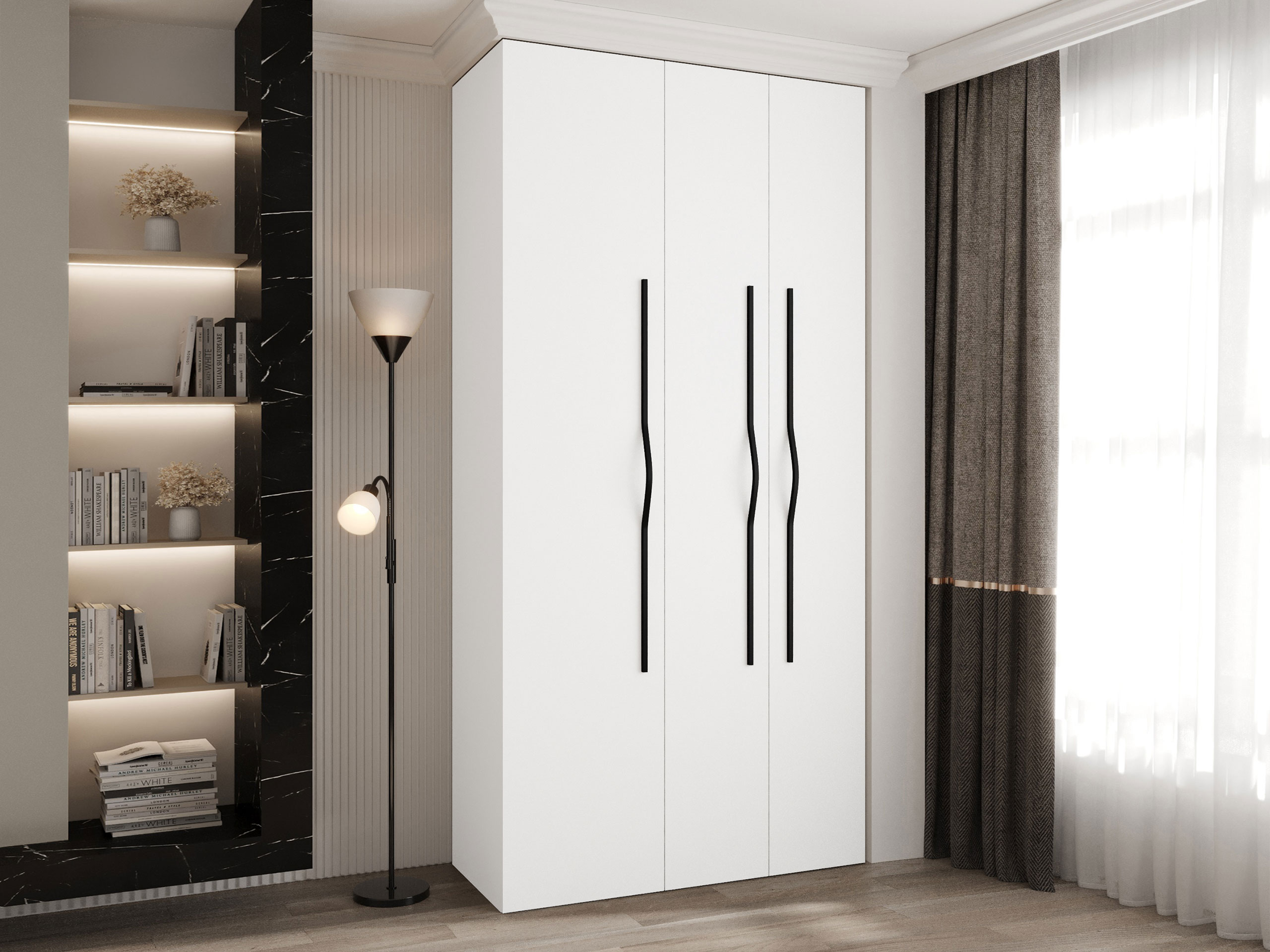 Kledingkast Hartford 563 (Wit)