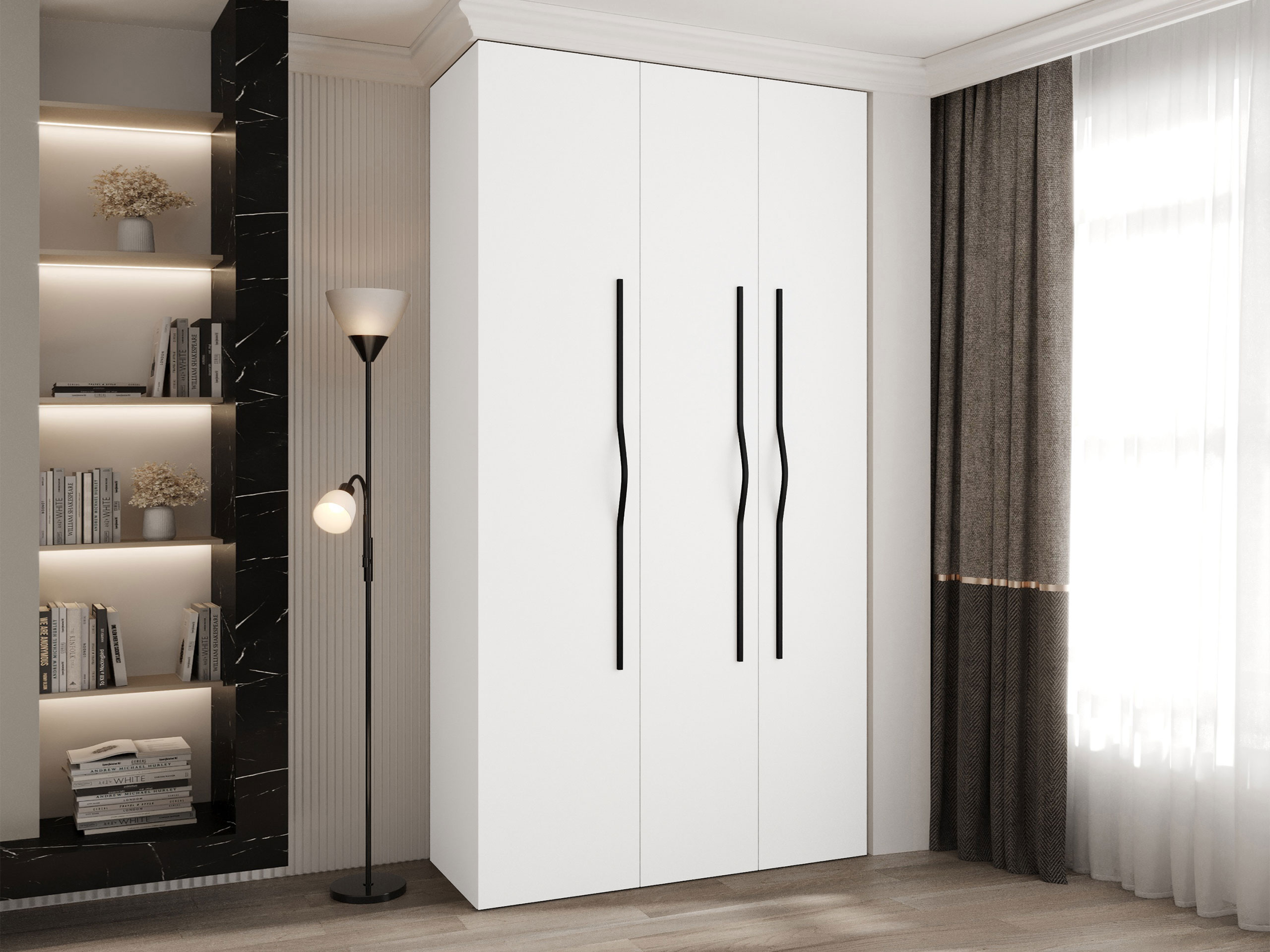 Kledingkast Hartford 563 (Wit)