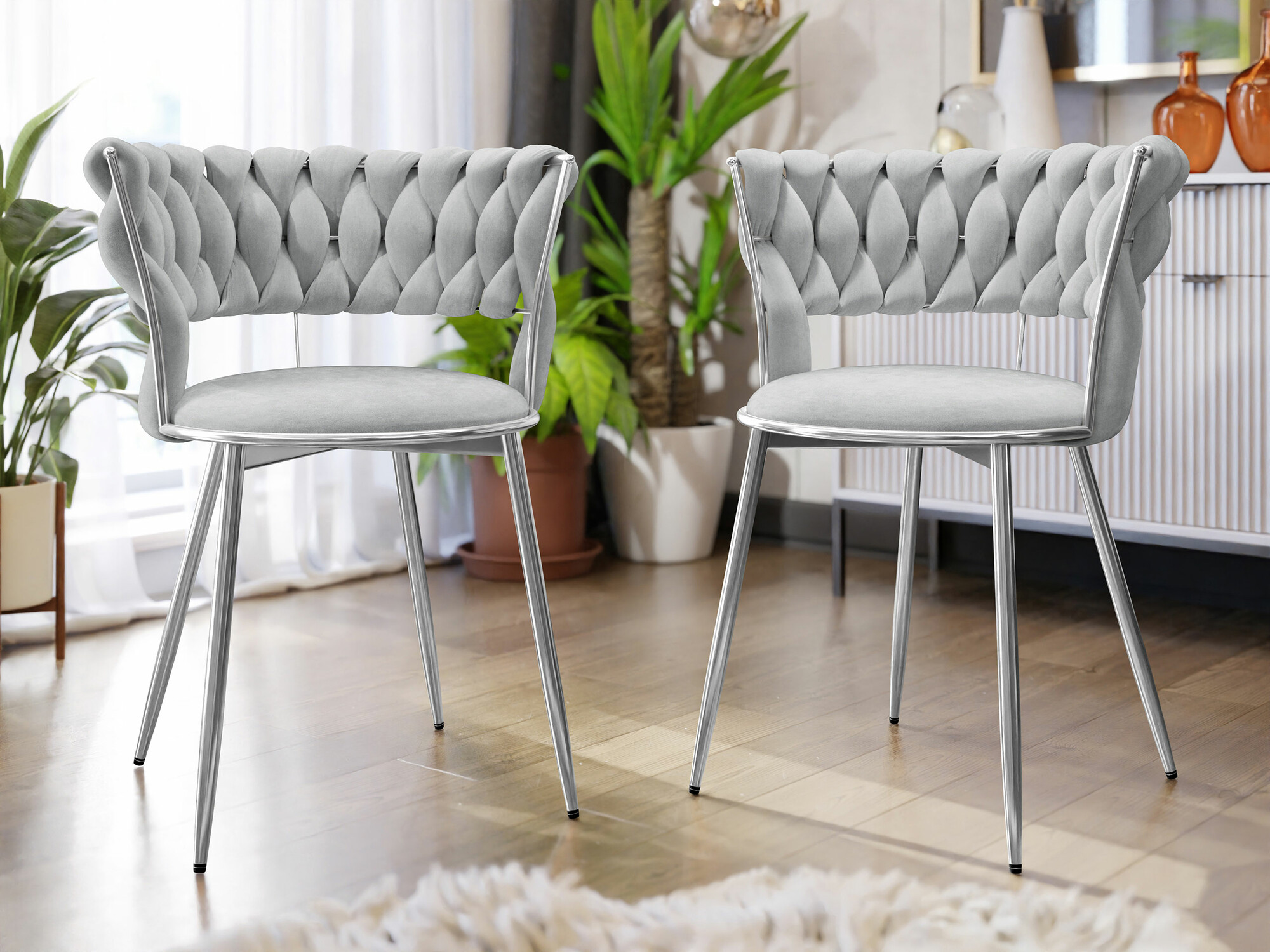 Stoel Comfivo 440 (Zilver + Grijs)