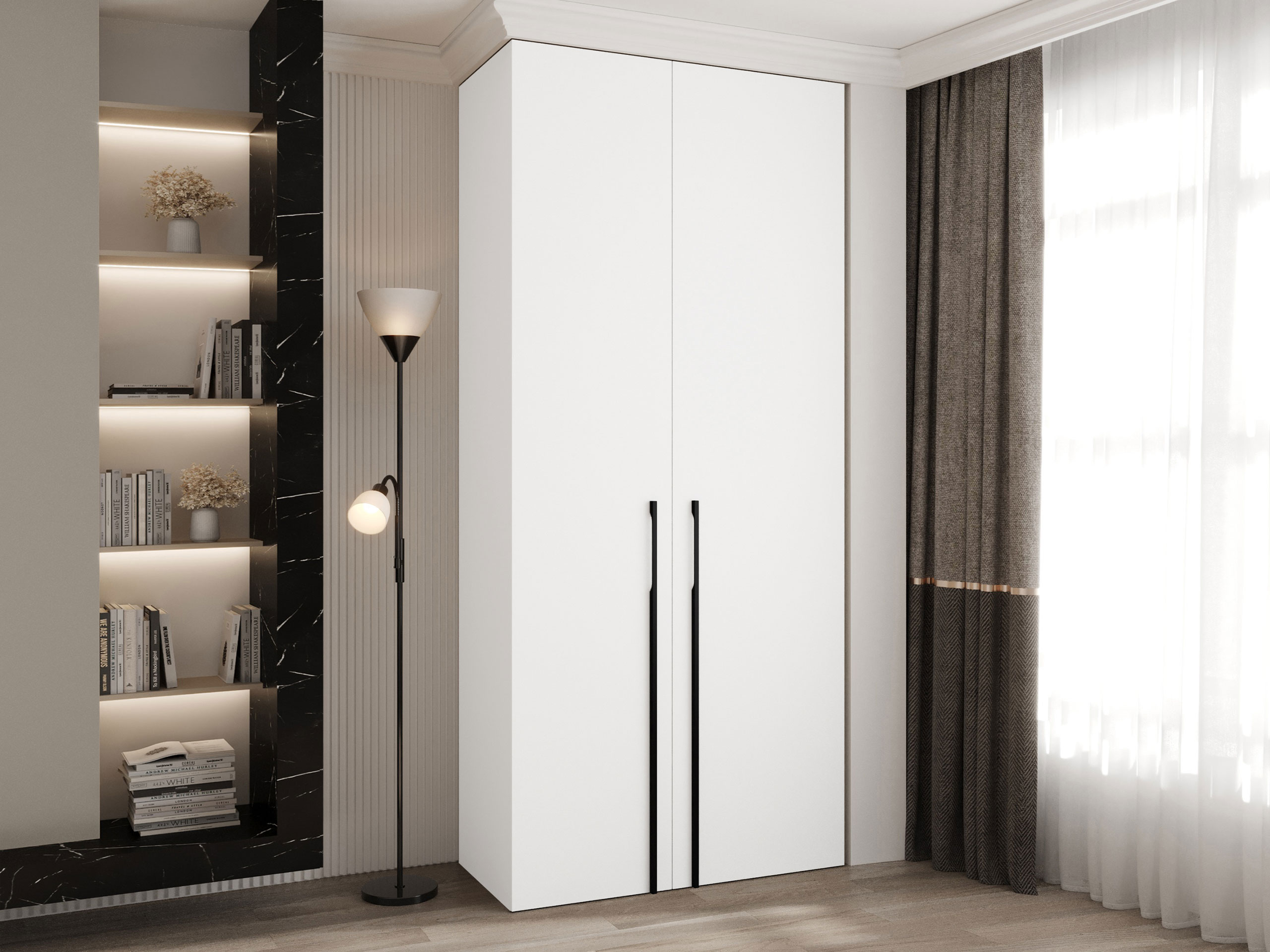 Kledingkast Hartford 569 (Wit)