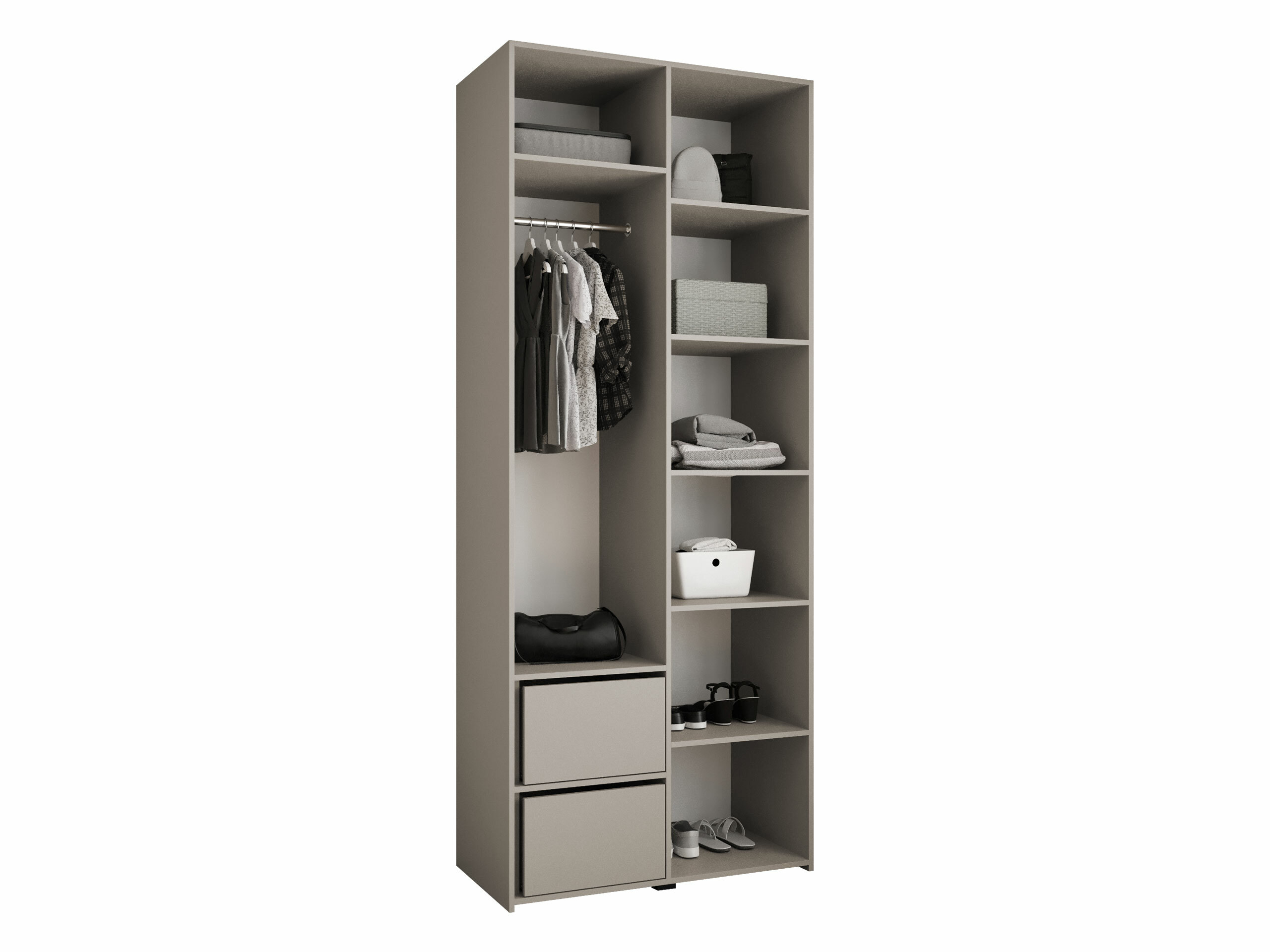 Kledingkast Hartford 569 (Wit)