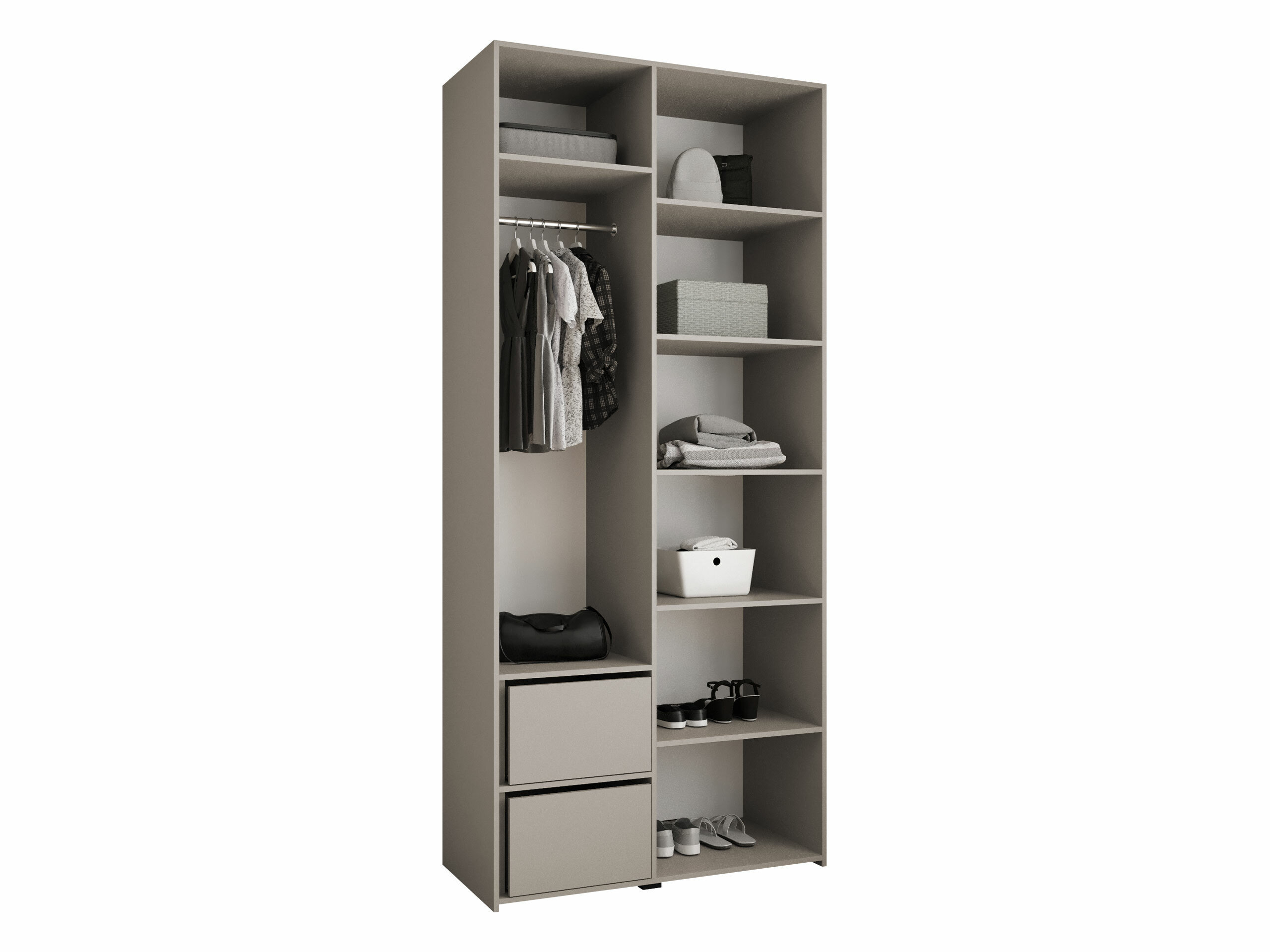 Kledingkast Hartford 569 (Wit)