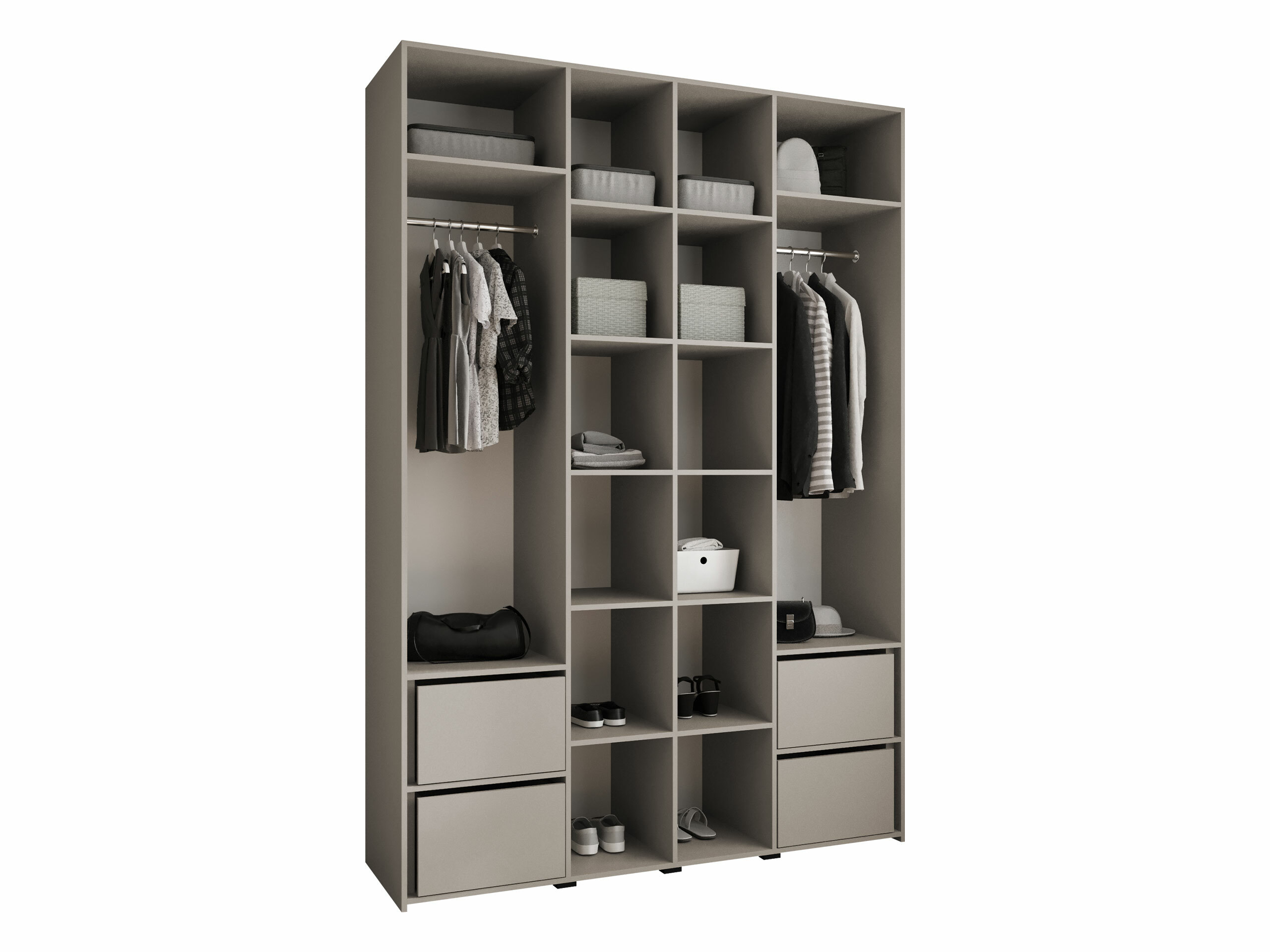 Kledingkast Hartford 570 (Kasjmier)