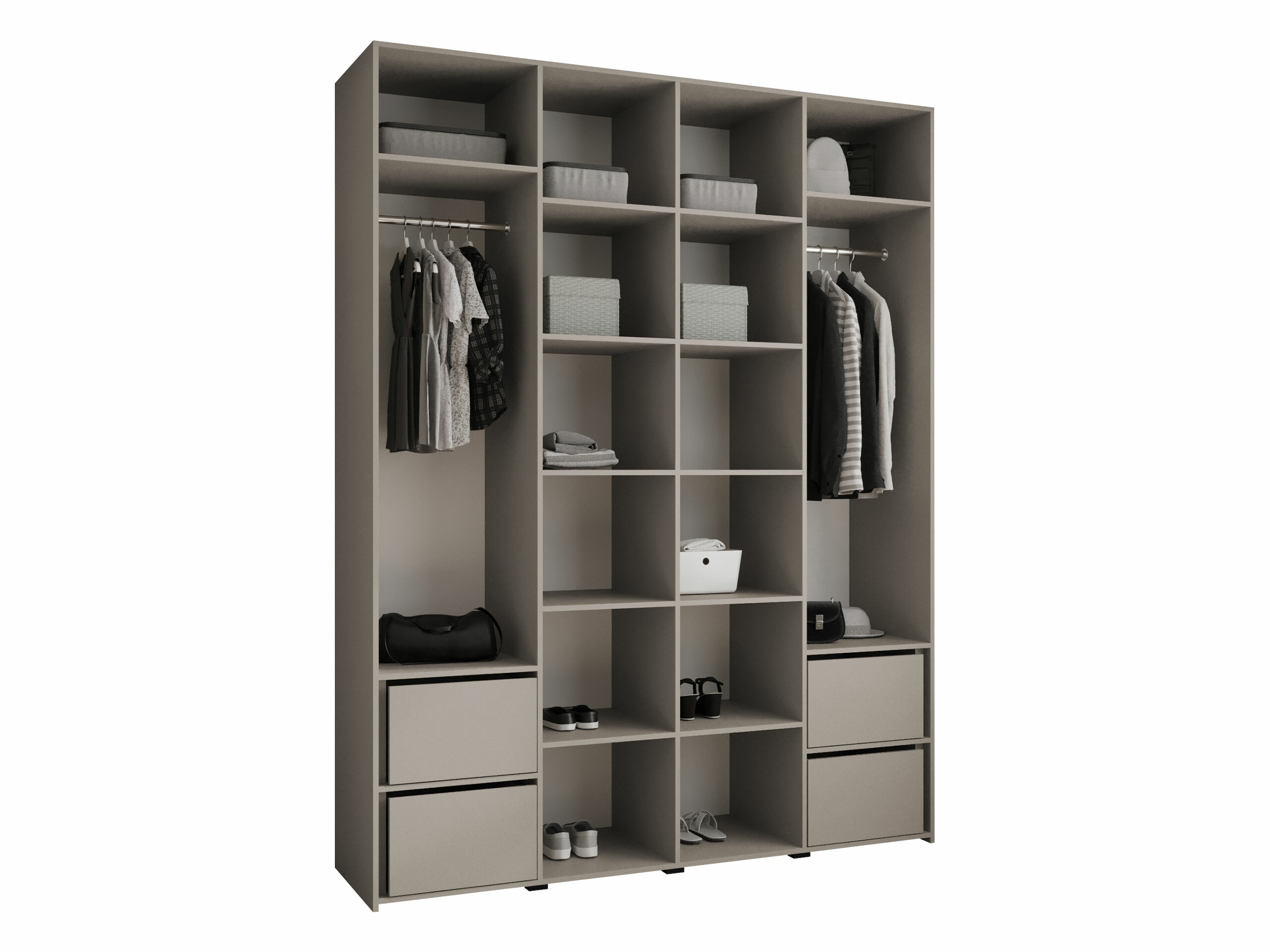 Kledingkast Hartford 570 (Kasjmier)