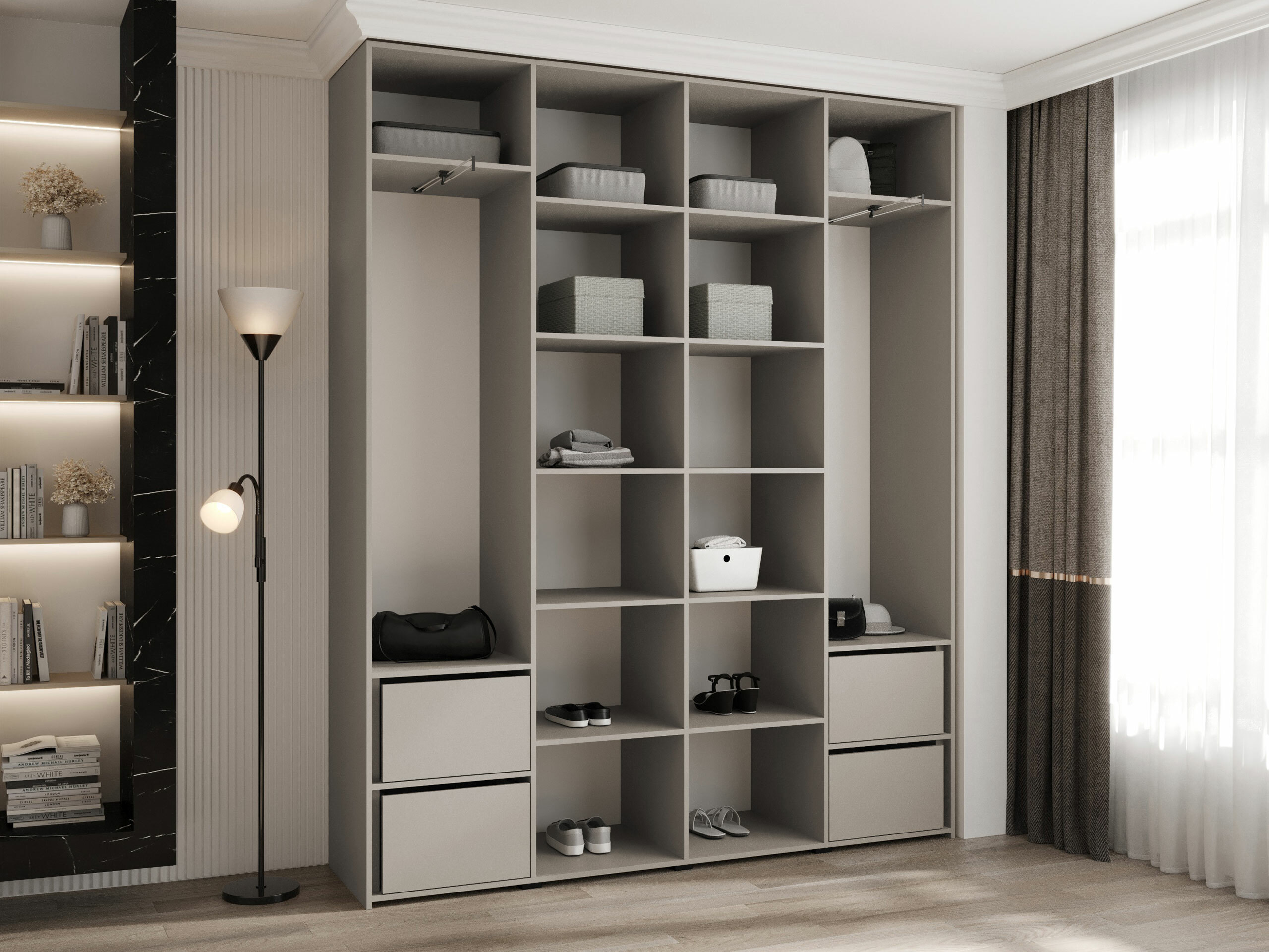 Kledingkast Hartford 570 (Kasjmier)