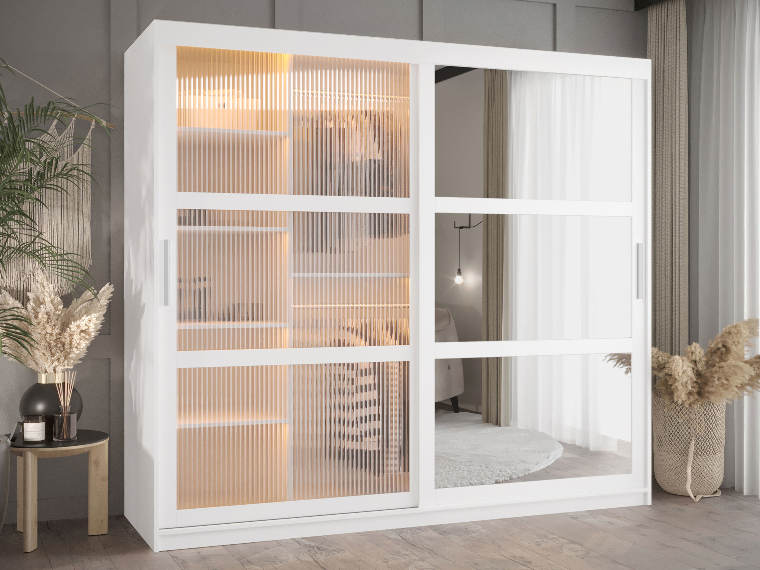 Kledingkast Hartford 576 (Wit)