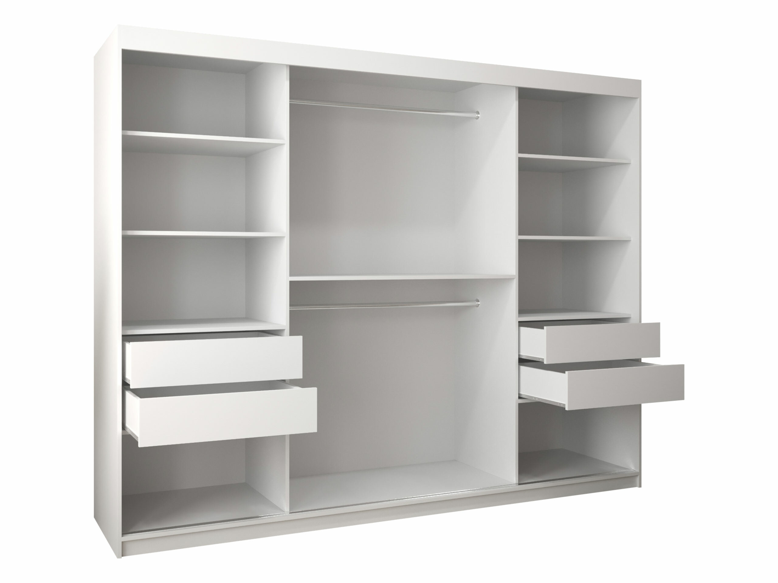 Kledingkast Hartford 576 (Zwart)