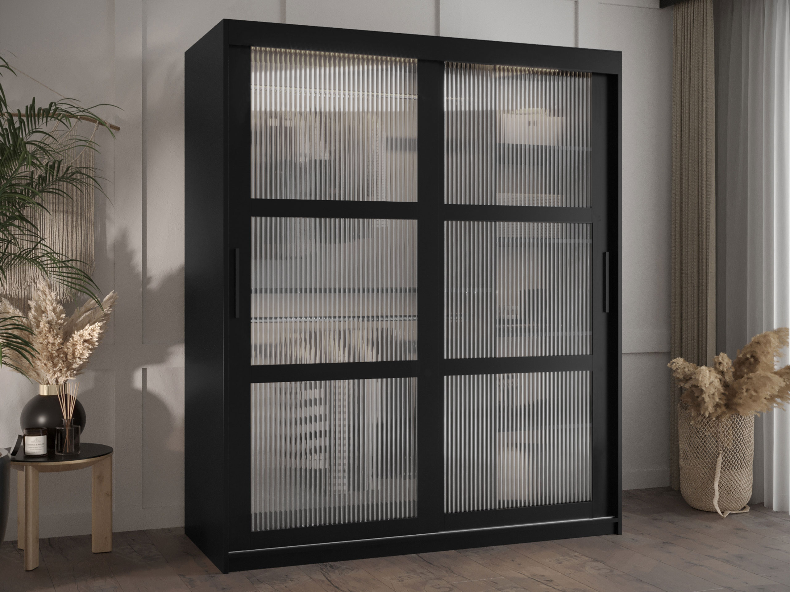 Kledingkast Hartford 575 (Zwart)