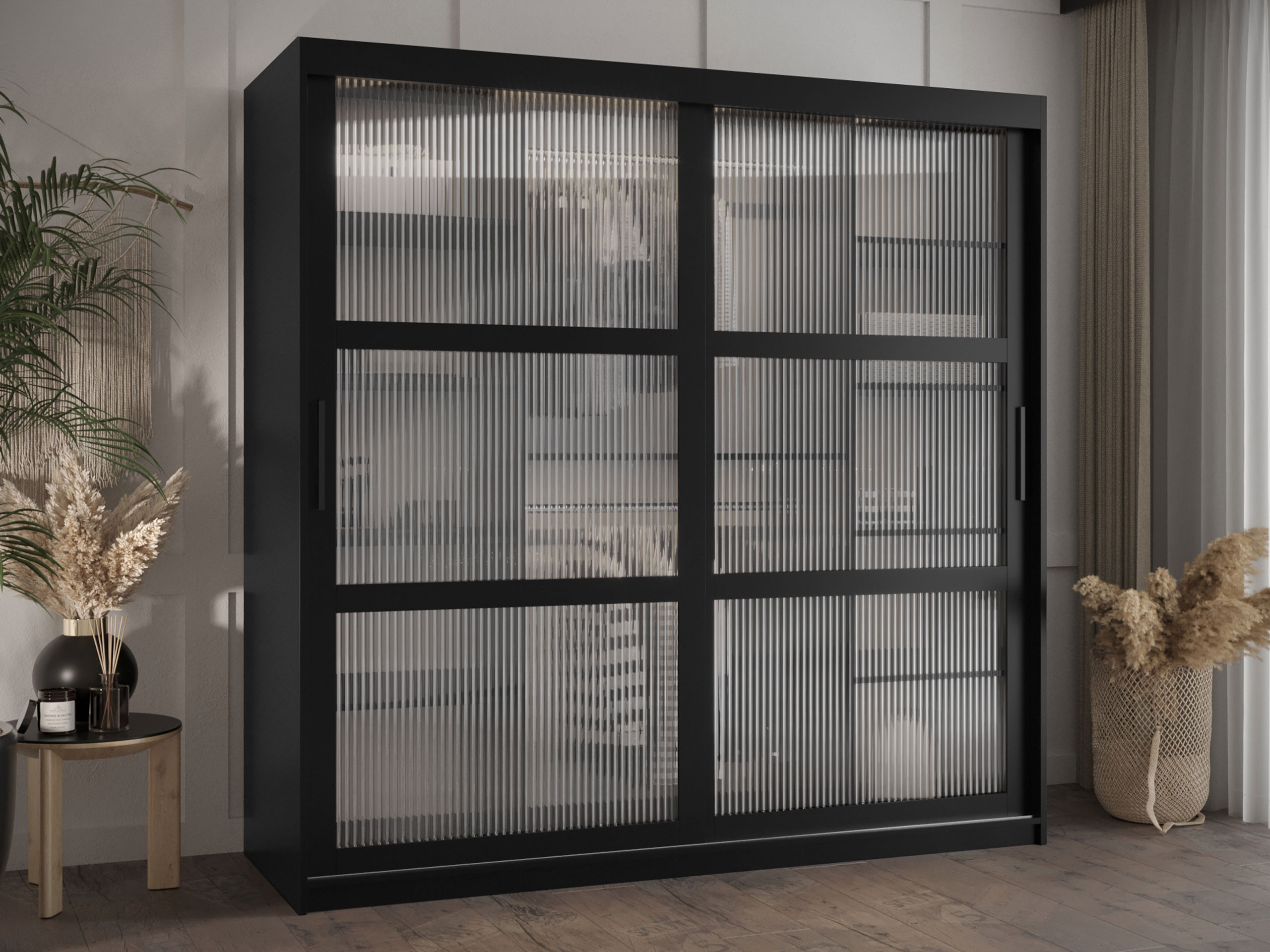 Kledingkast Hartford 575 (Zwart)