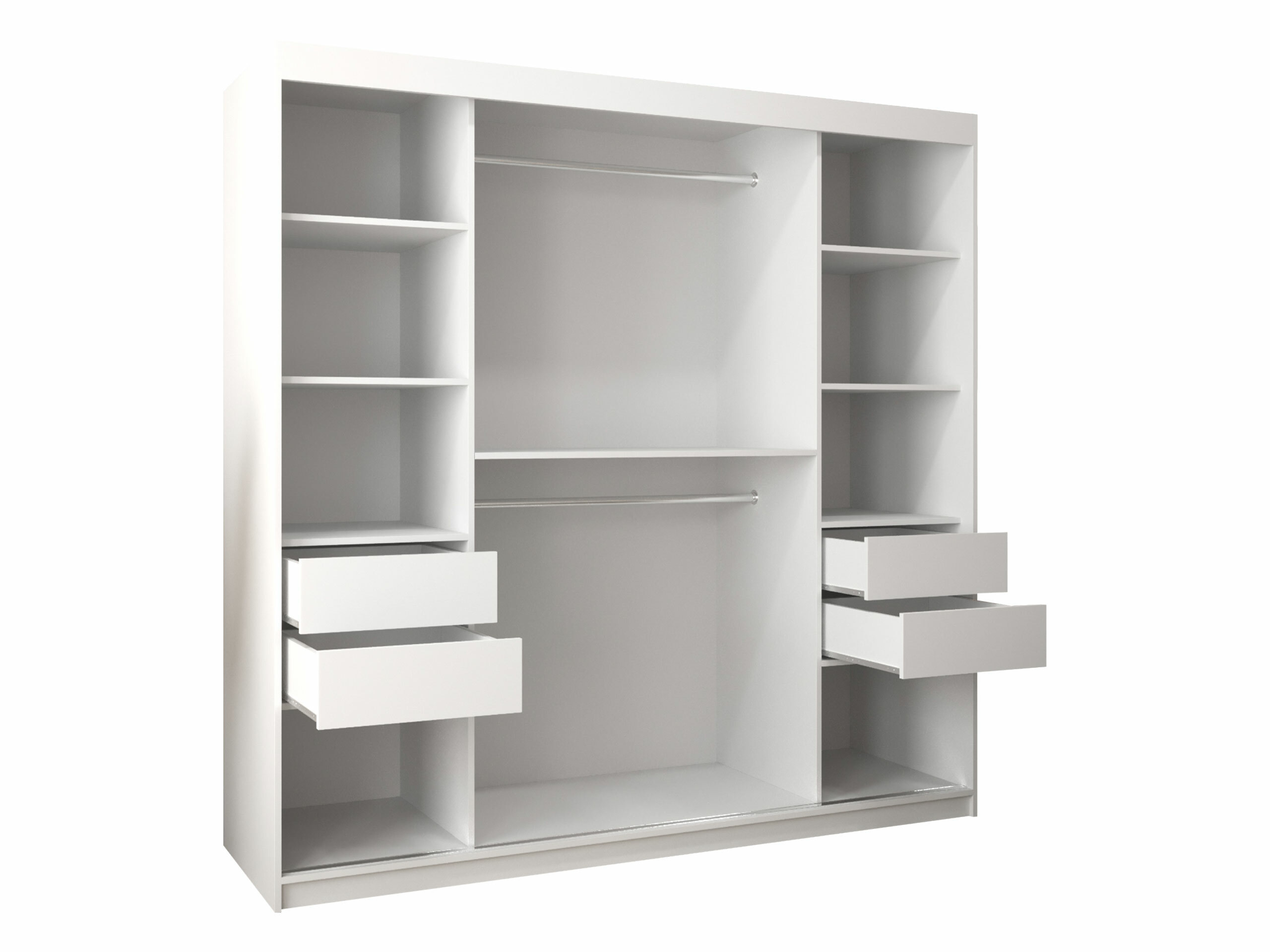 Kledingkast Hartford 575 (Zwart)