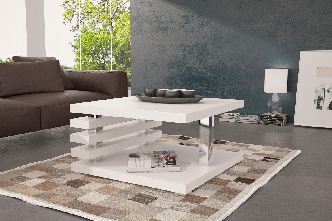 Salontafel Goodyear 122 (Mat wit)