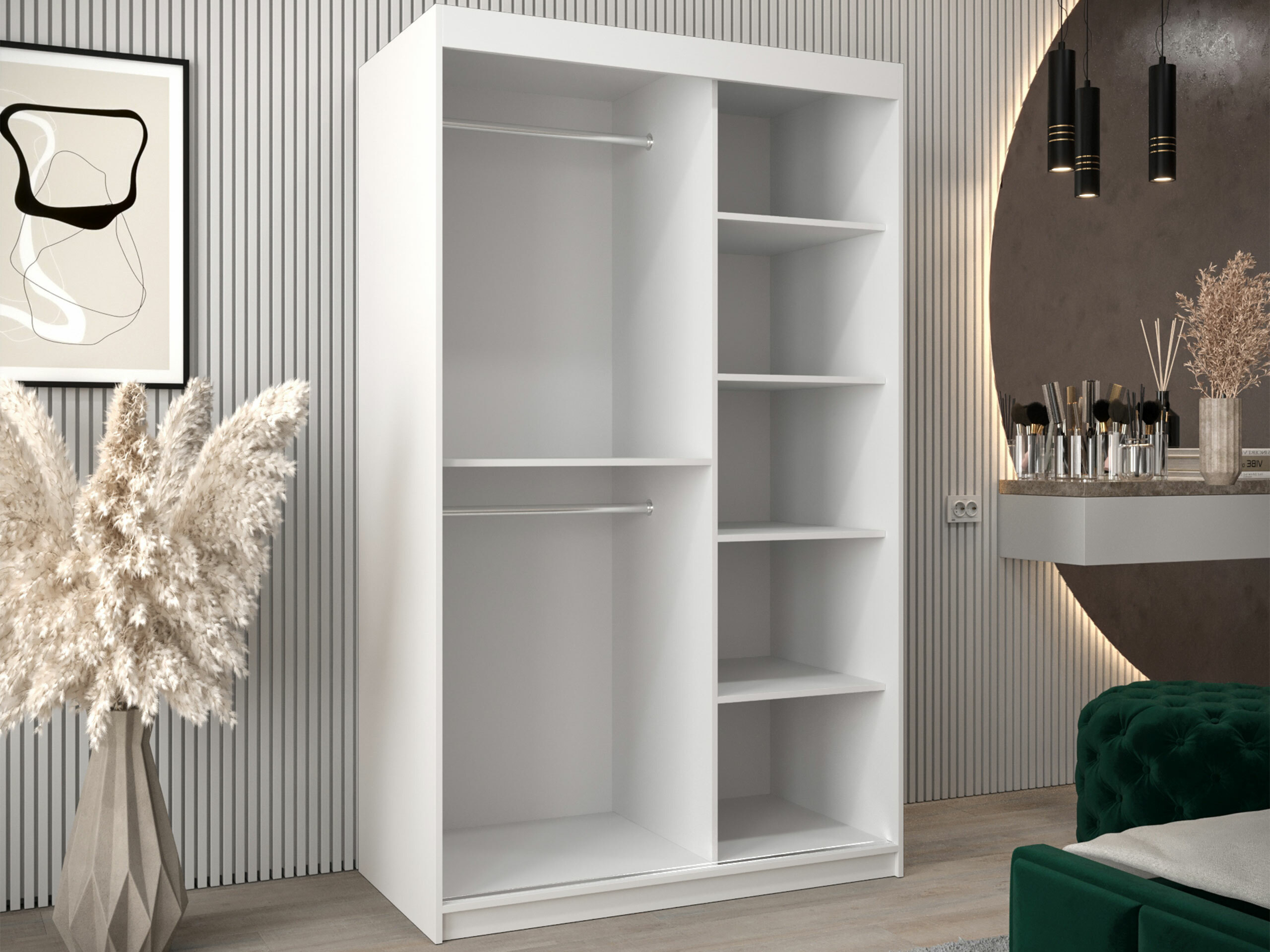 Kledingkast Hartford 578 (Wit)