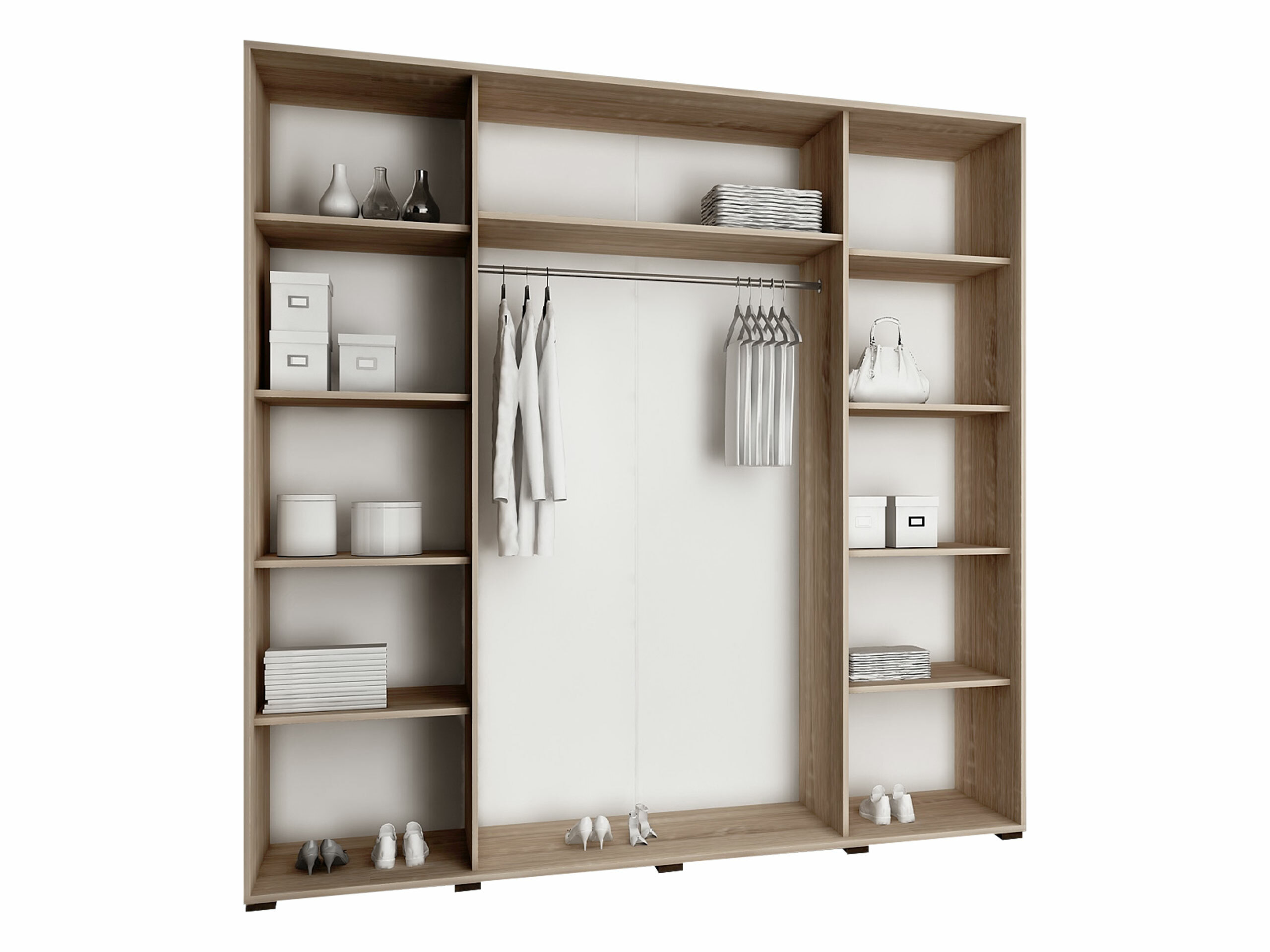 Kledingkast Dover 105 (Donker essen)