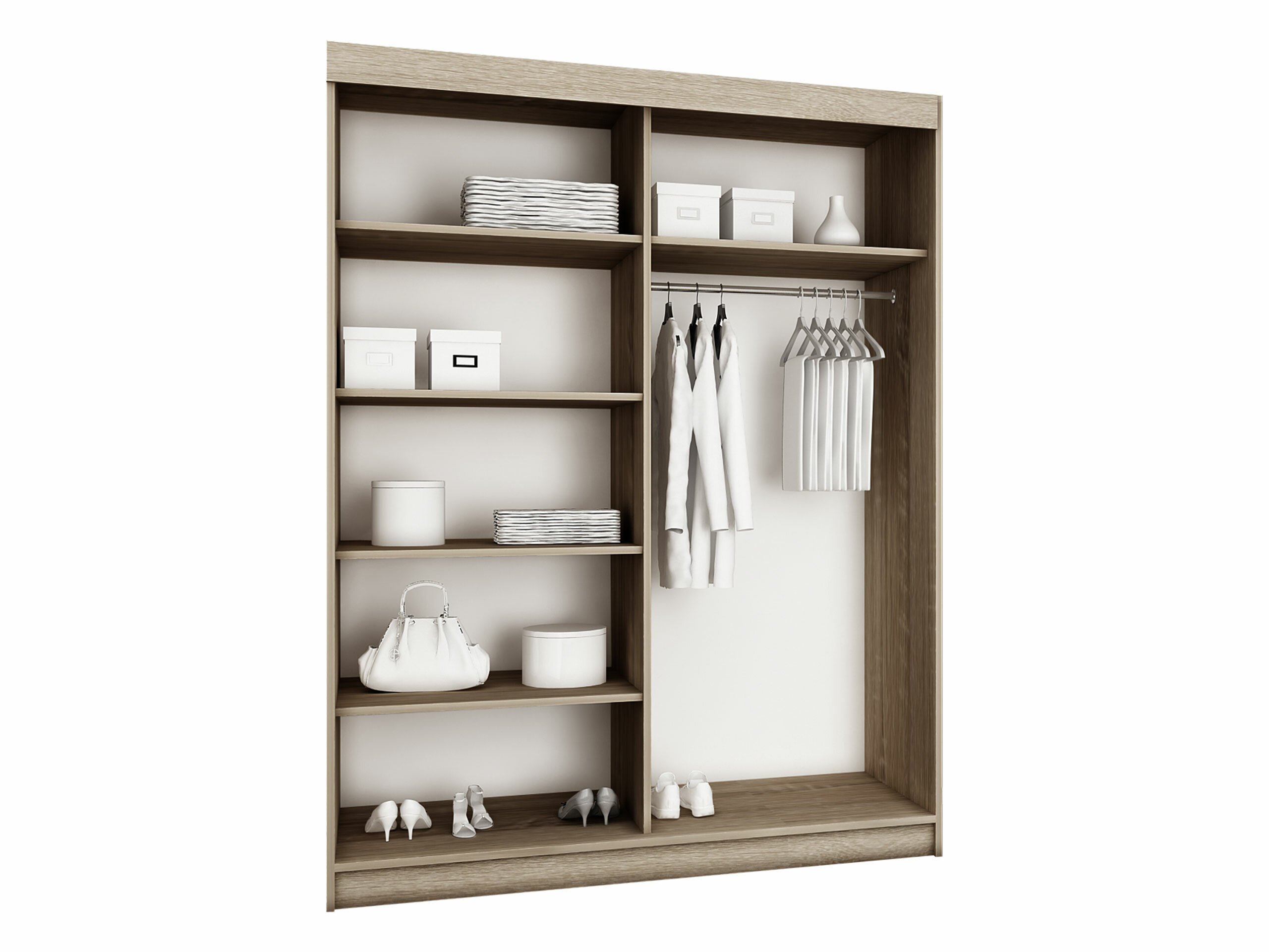 Kledingkast Dover 110 (Wit)