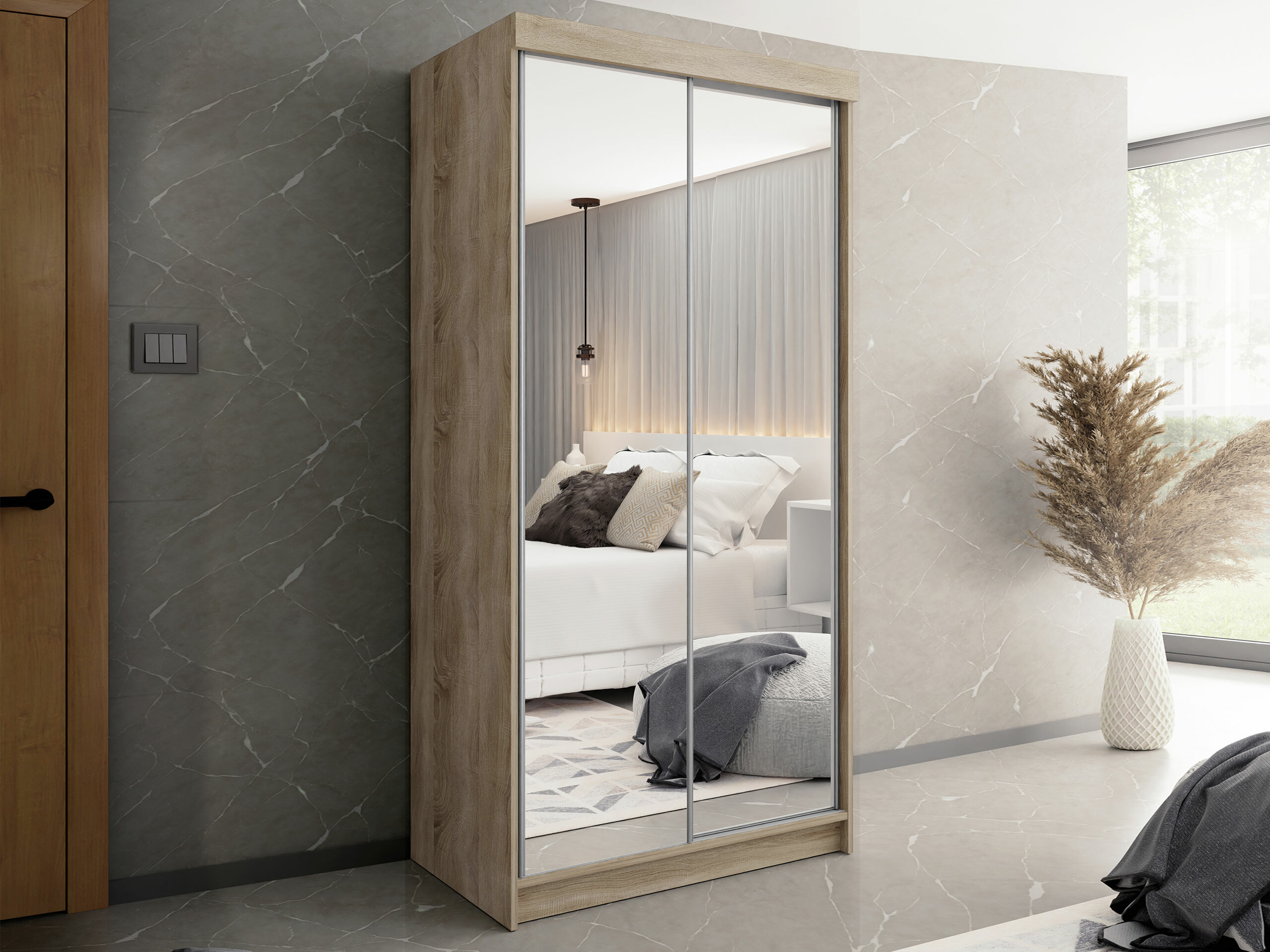 Kledingkast Dover 102 (Sonoma eik)