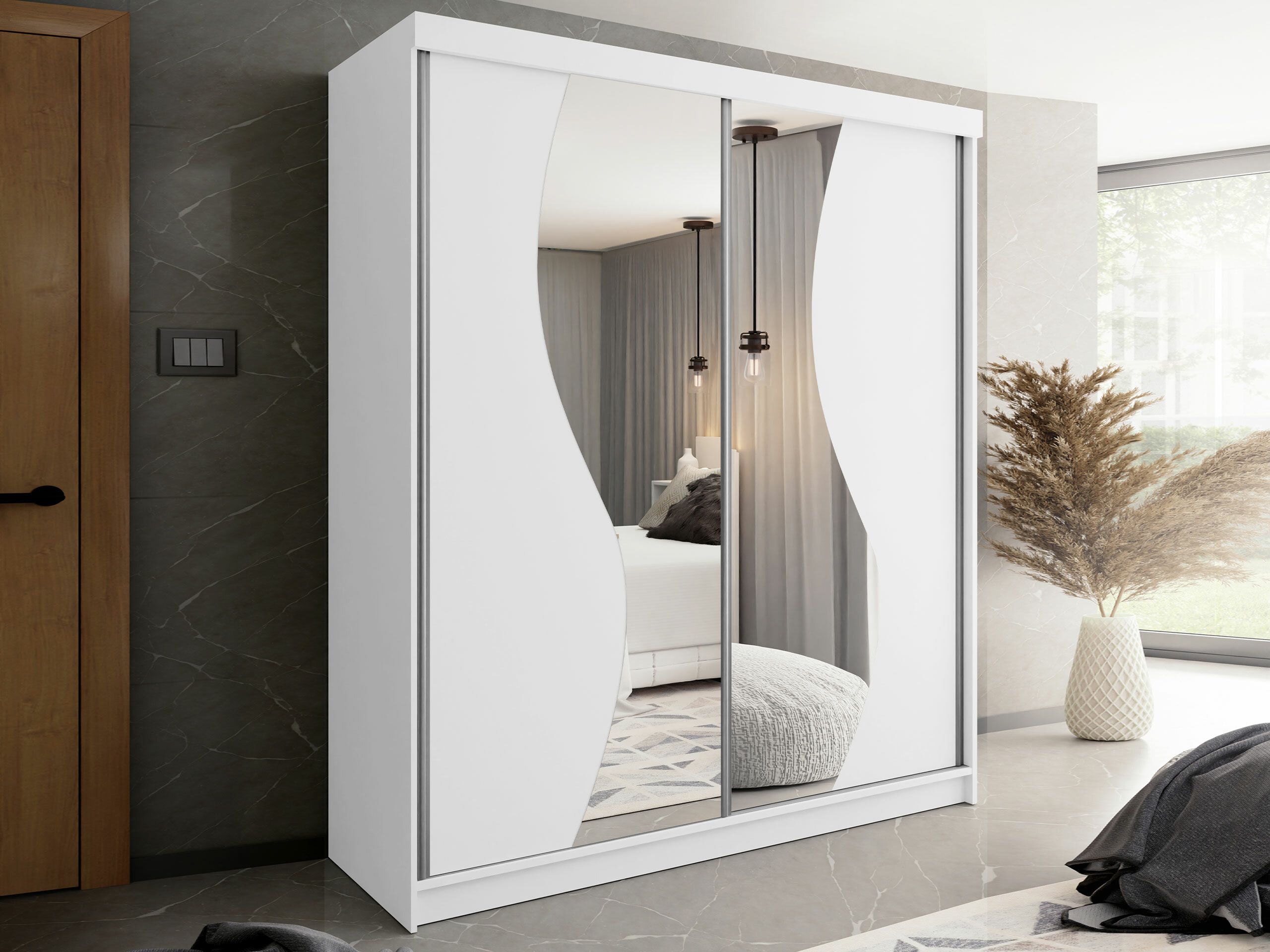 Kledingkast Dover 105 (Wit)