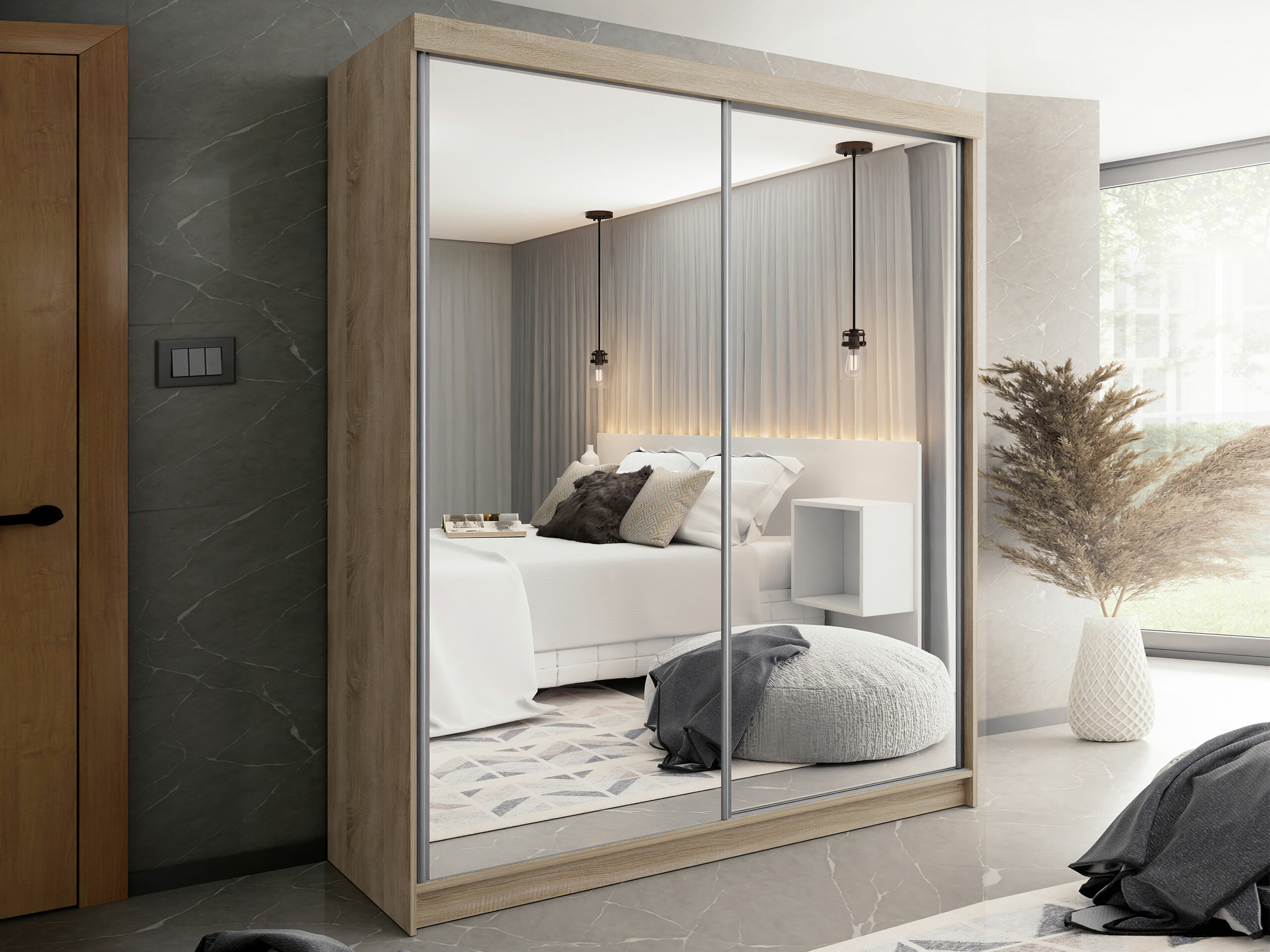 Kledingkast Dover 106 (Sonoma eik)