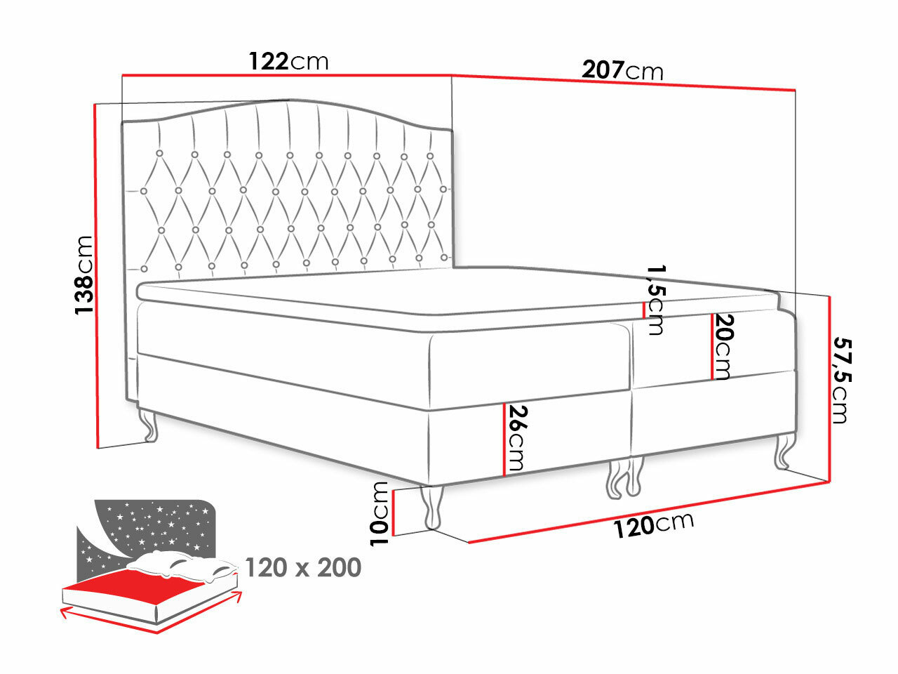 Boxspring Urbs (Kronos 04)
