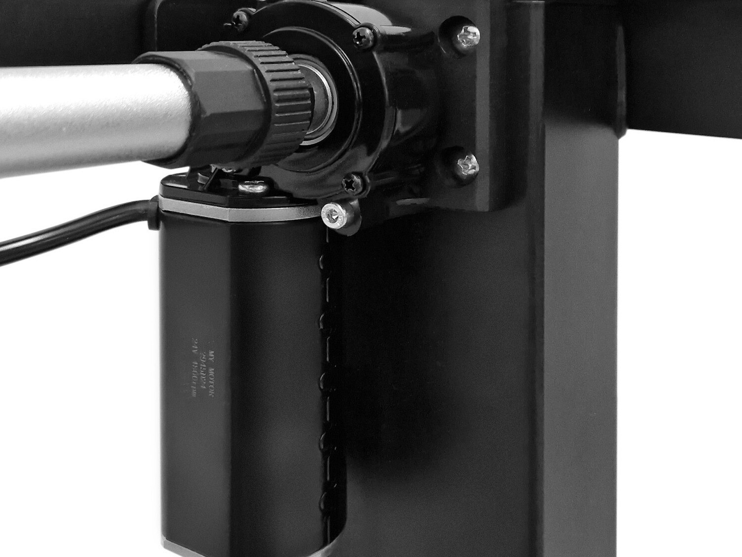 In hoogte verstelbaar bureau Buffalo 184 (Zwart)