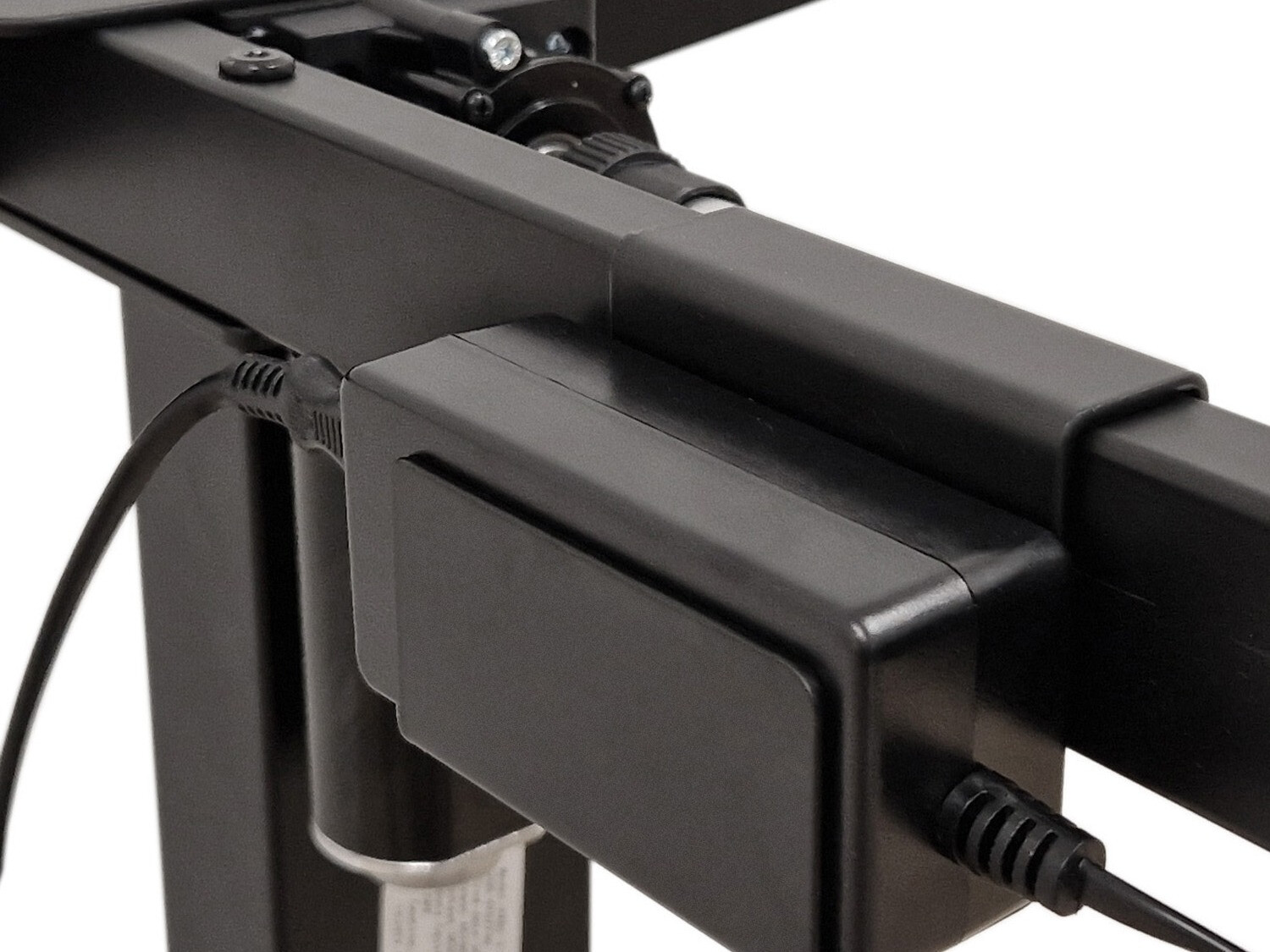 In hoogte verstelbaar bureau Buffalo 184 (Zwart)