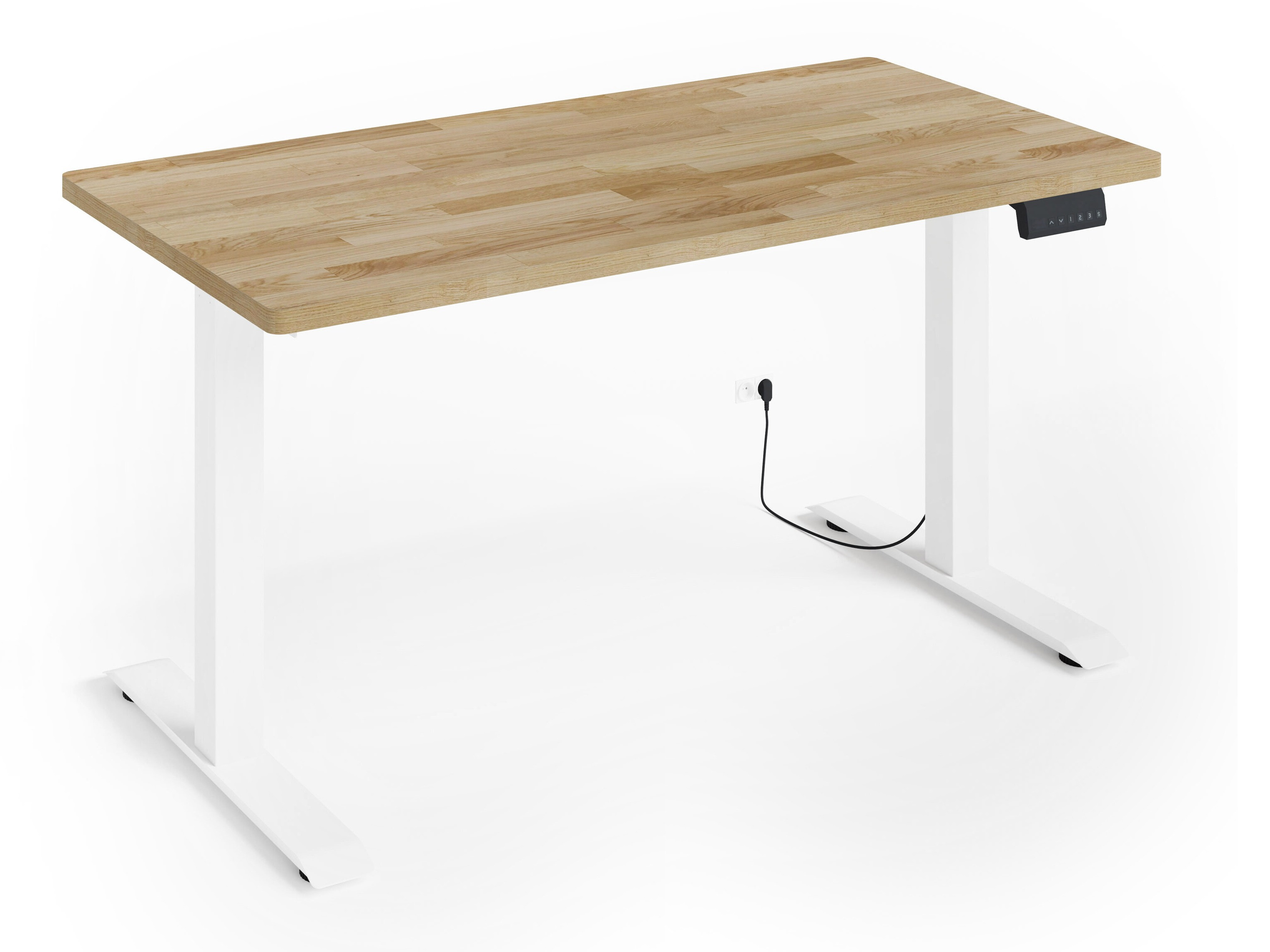 In hoogte verstelbaar bureau Buffalo 199 (Wit)