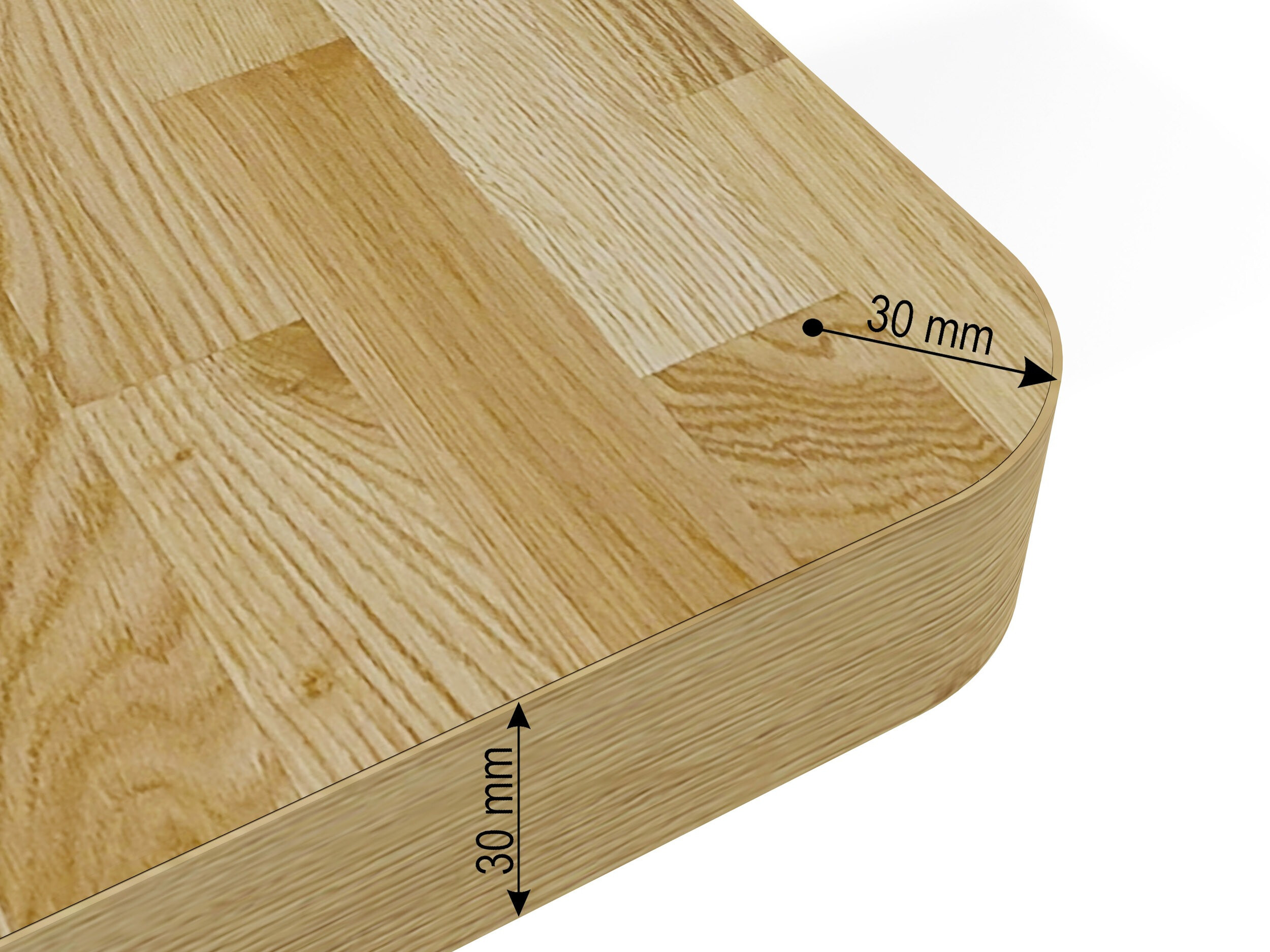 In hoogte verstelbaar bureau Buffalo 199 (Wit)