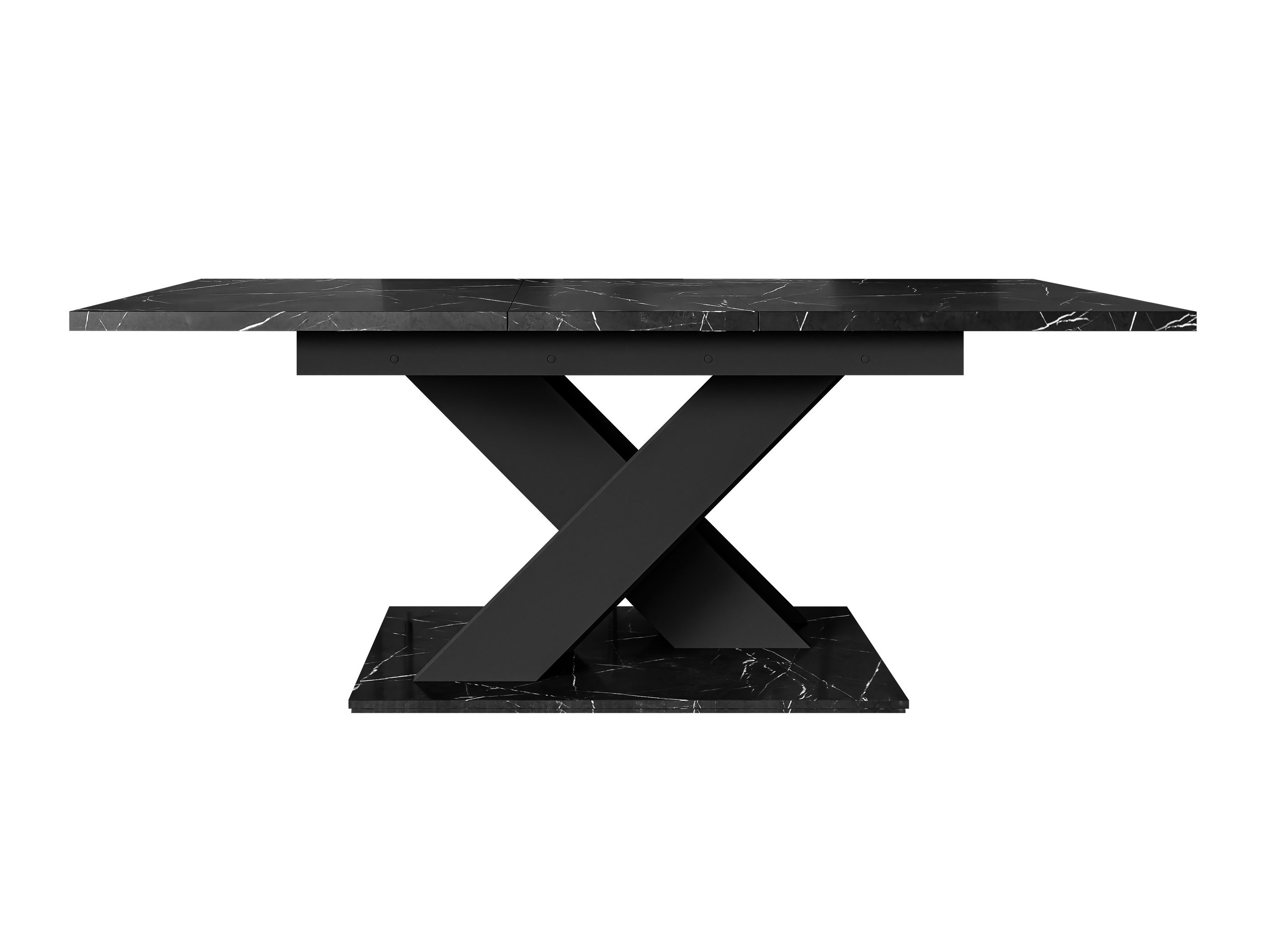 Tafel Decium (Zwart marmer + Zwart)