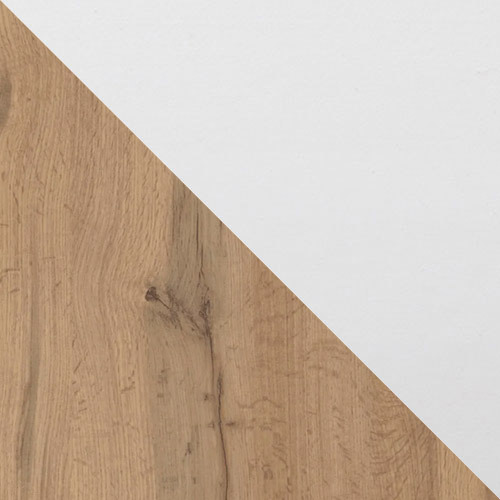 Tafel Victorville 376 (Wotan eik + Wit)