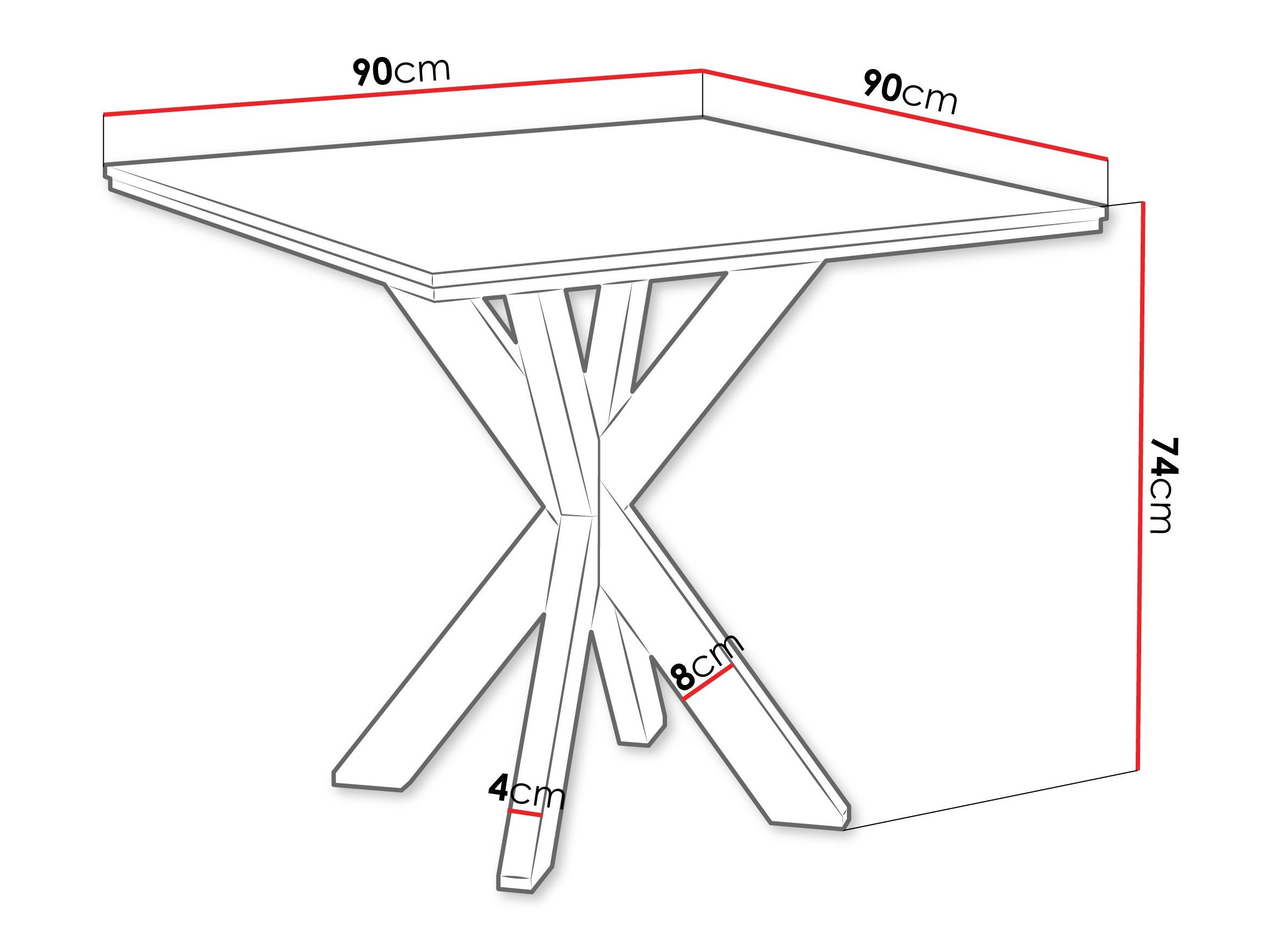 Tafel Goodyear 137 (Zwart marmer)