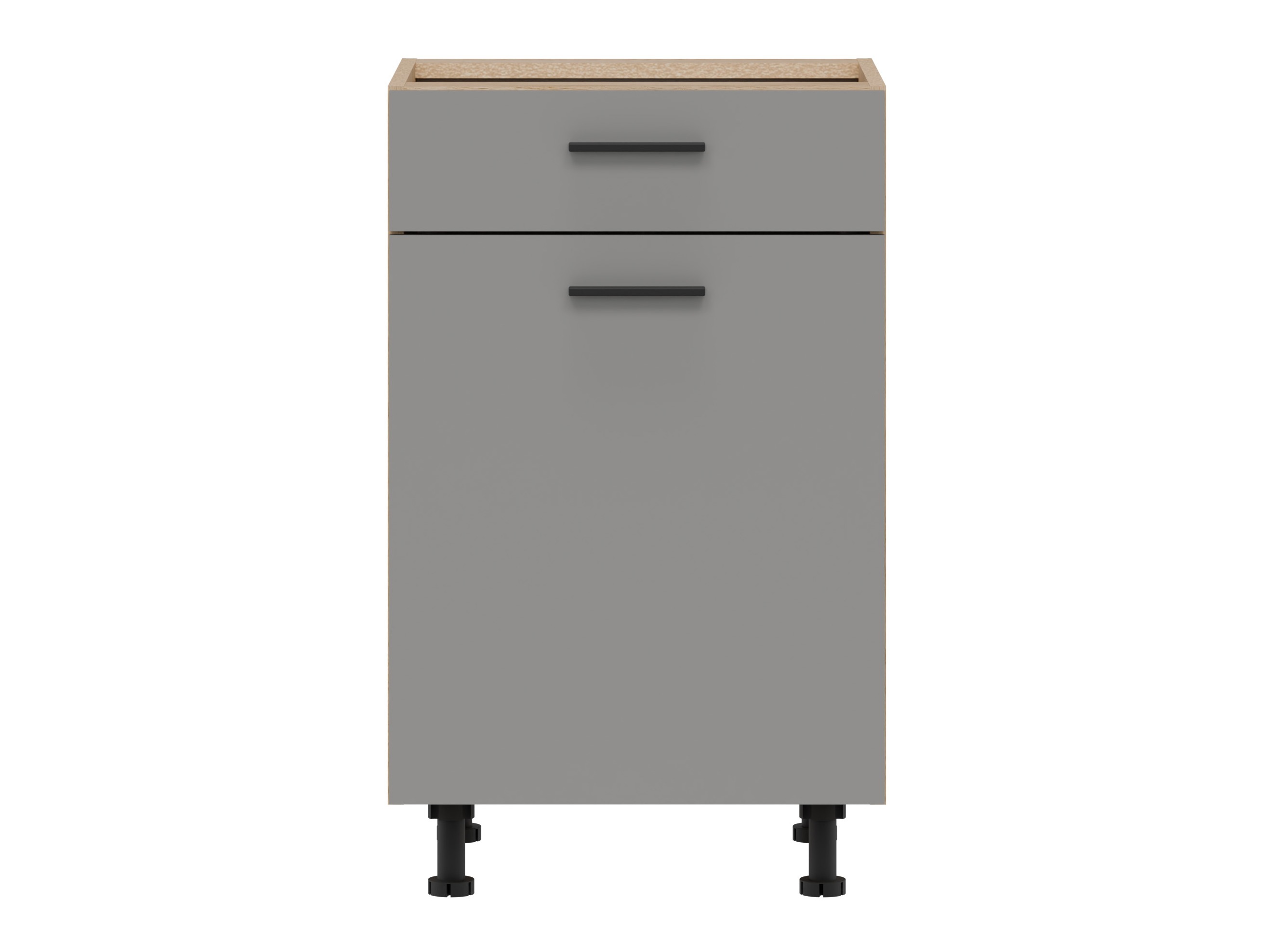 Modulaire kast met lade en deuren Ati Grey 104