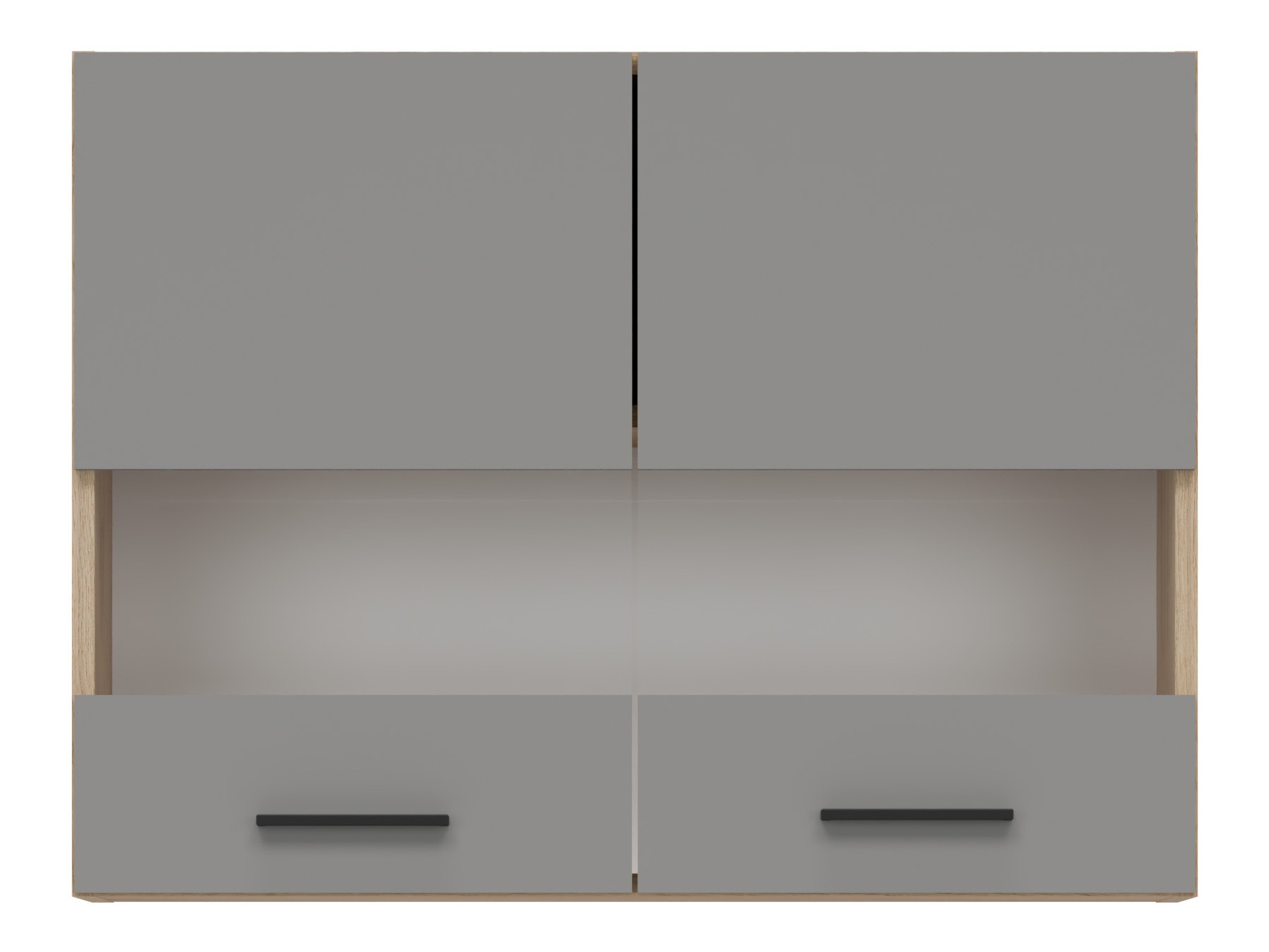 Modulaire wandkast Ati Grey 122