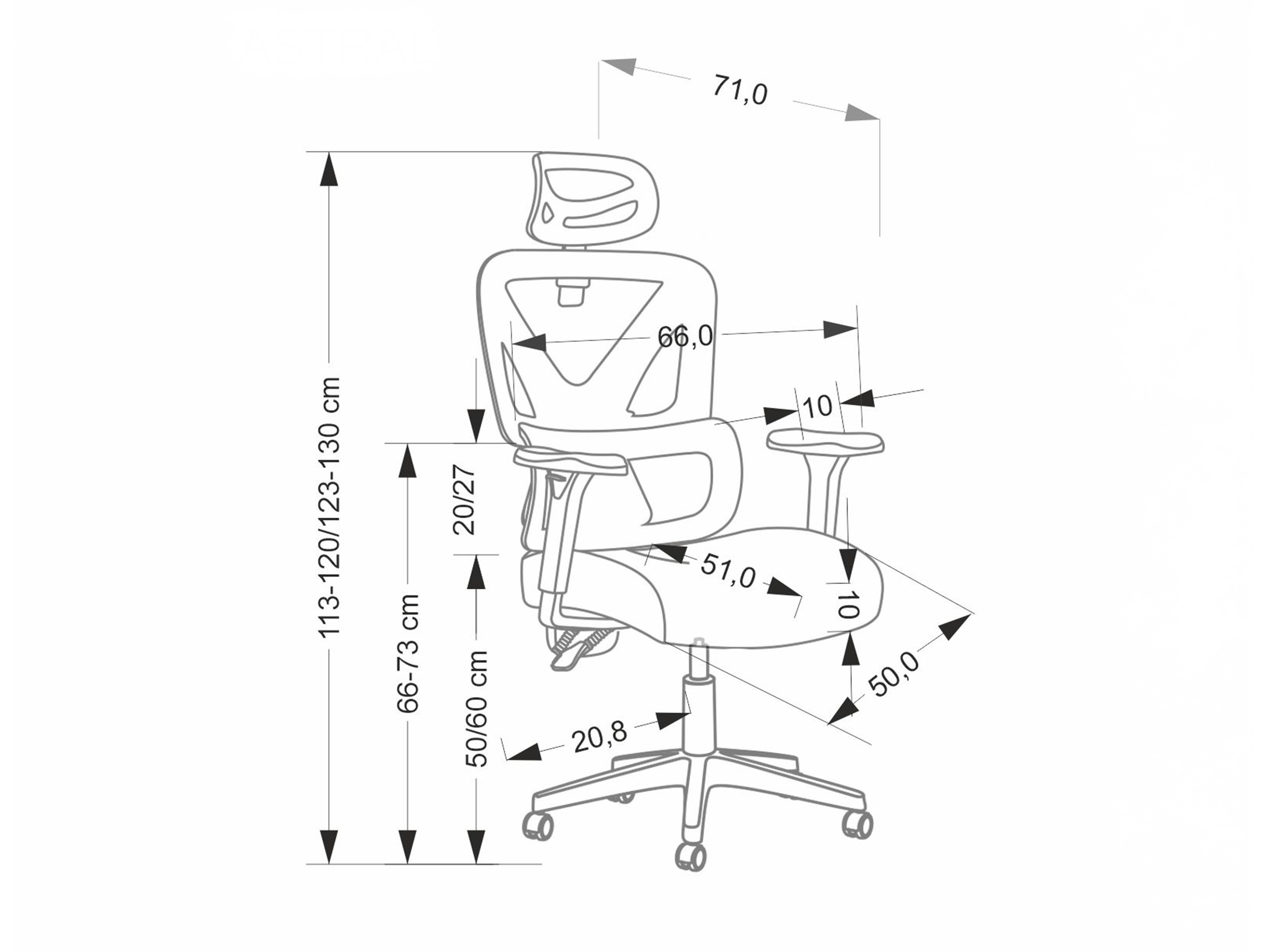 Bureaustoel Houston 1903