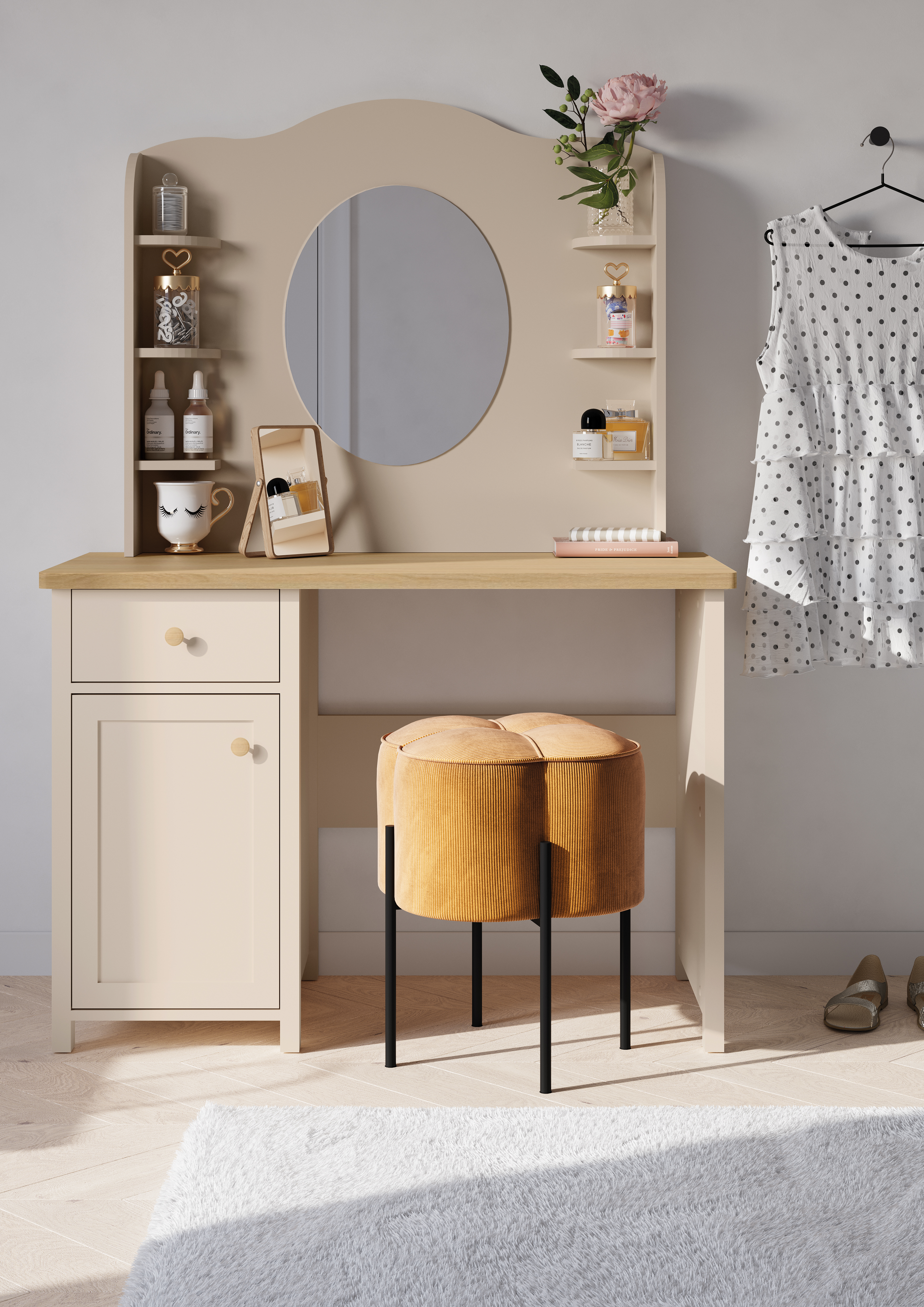 Spiegel Romelbo 137 (Beige)