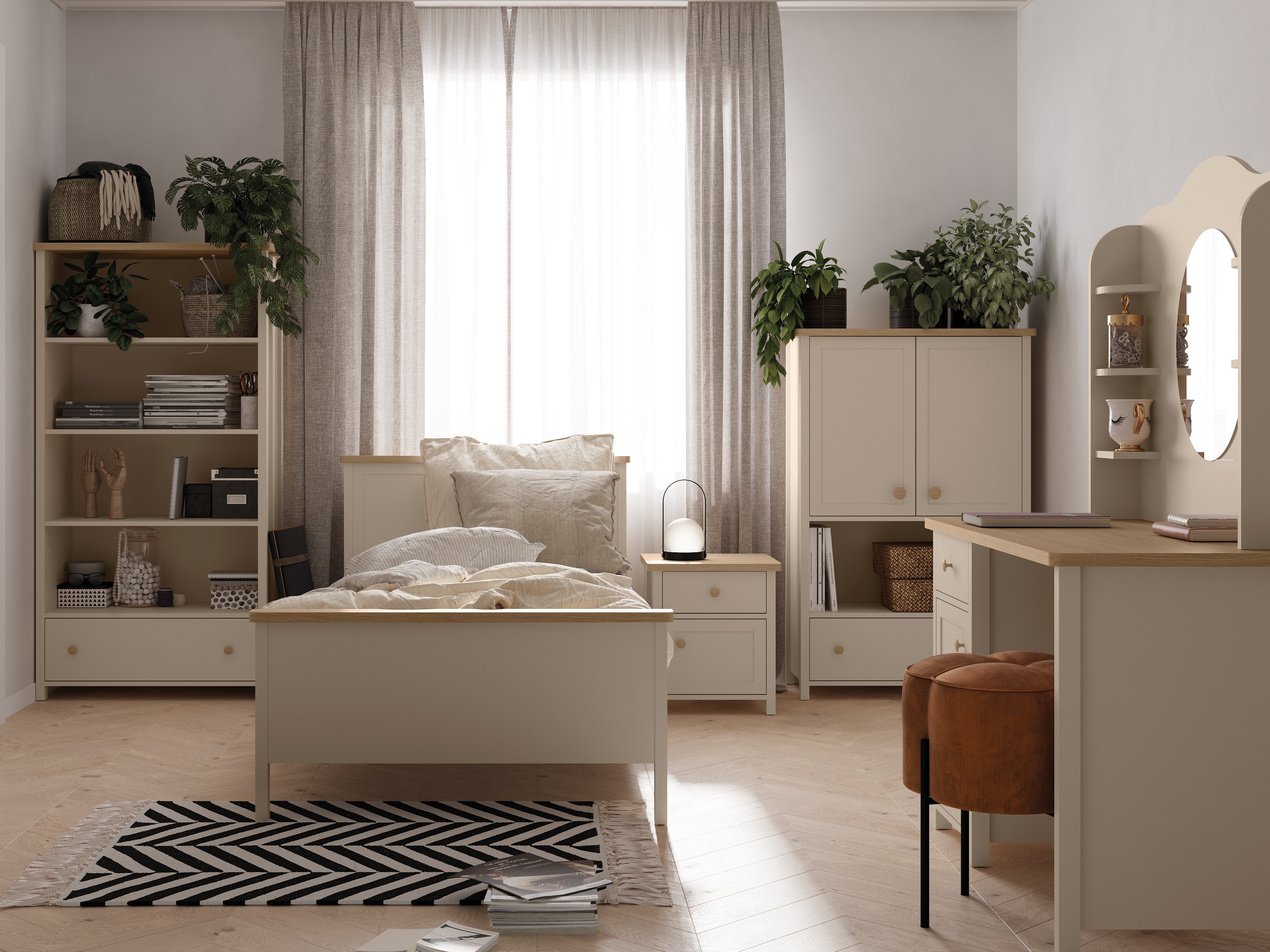 Spiegel Romelbo 137 (Beige)