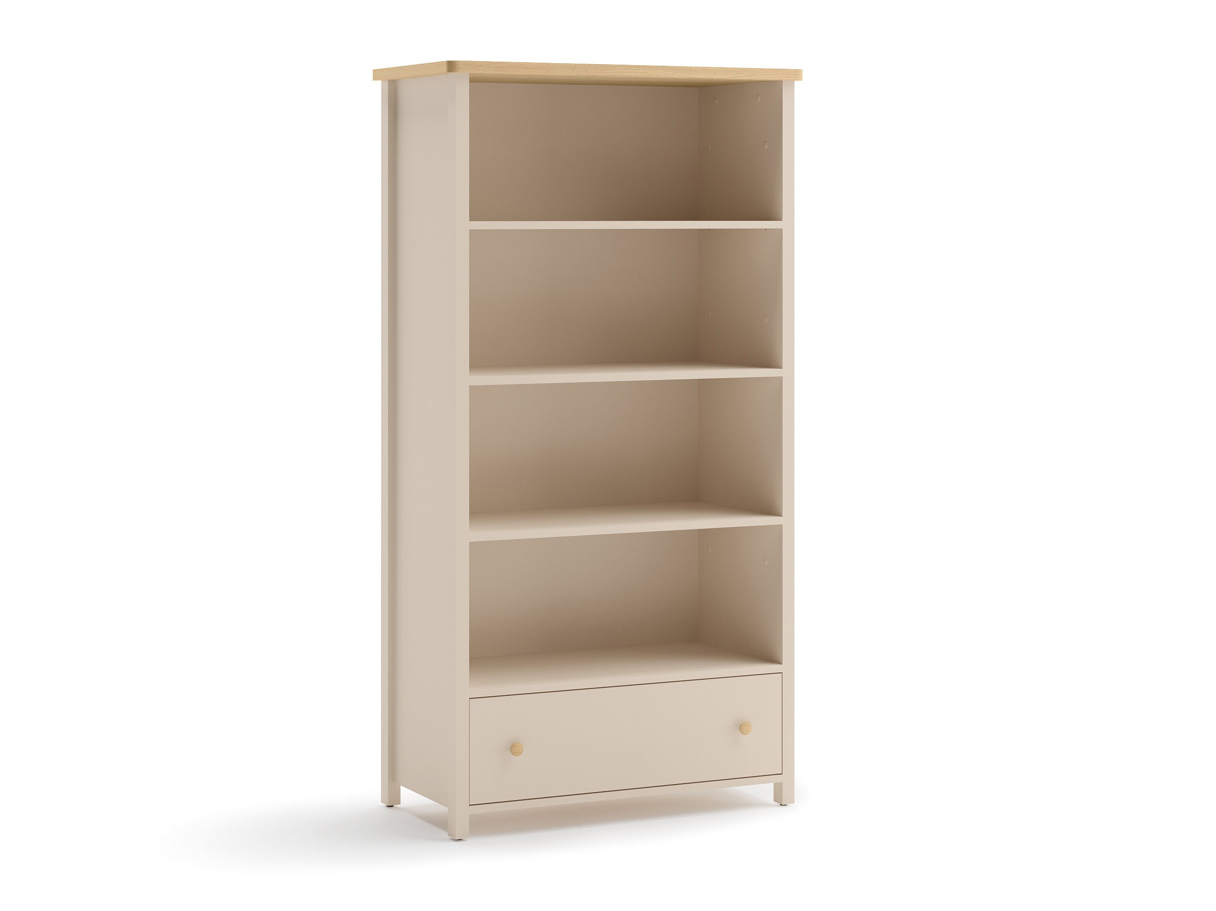 Boekenkast Romelbo 142 (Beige + Eiken)