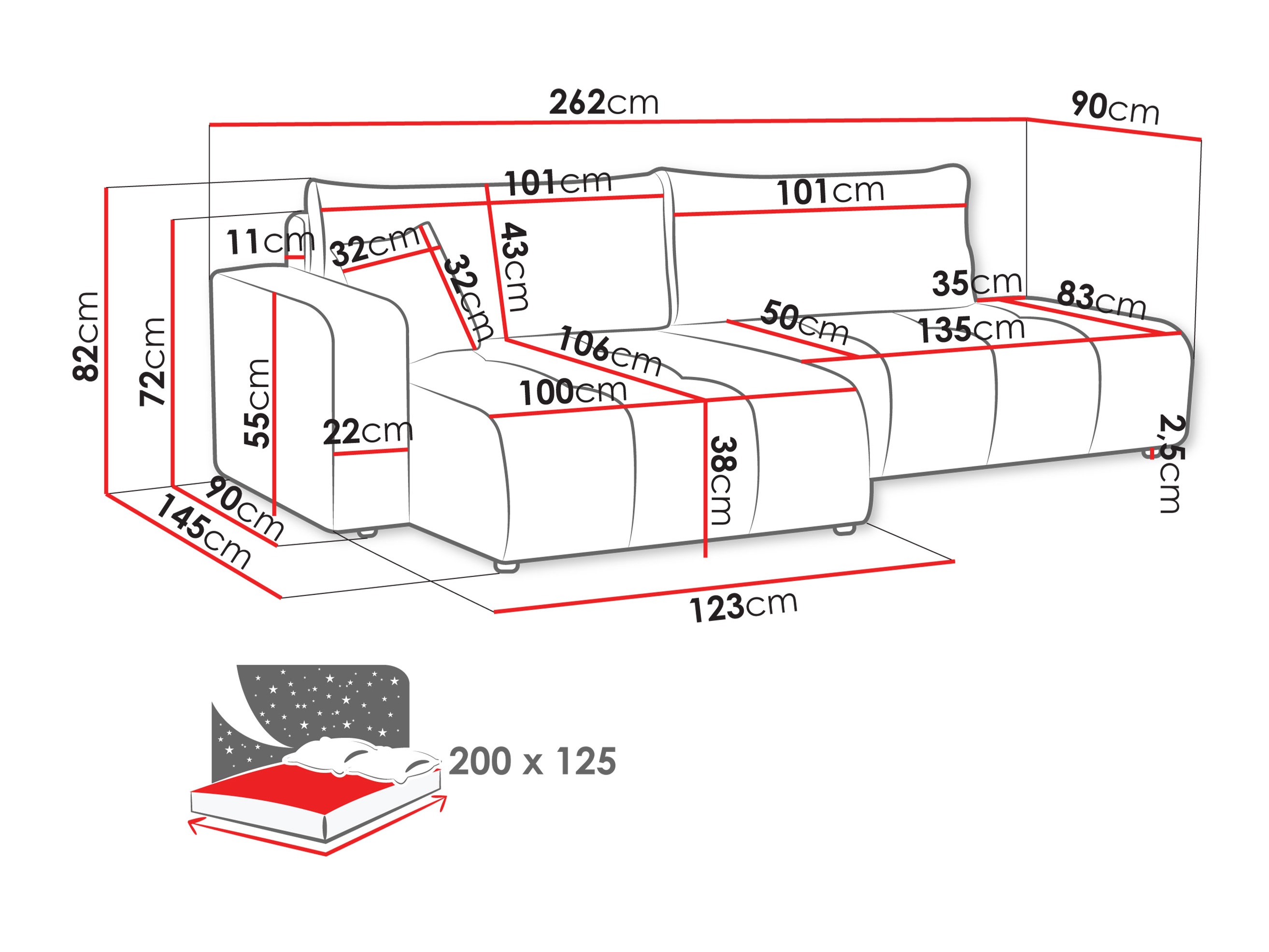 Hoekbank Comfivo 471 (Velo 621)