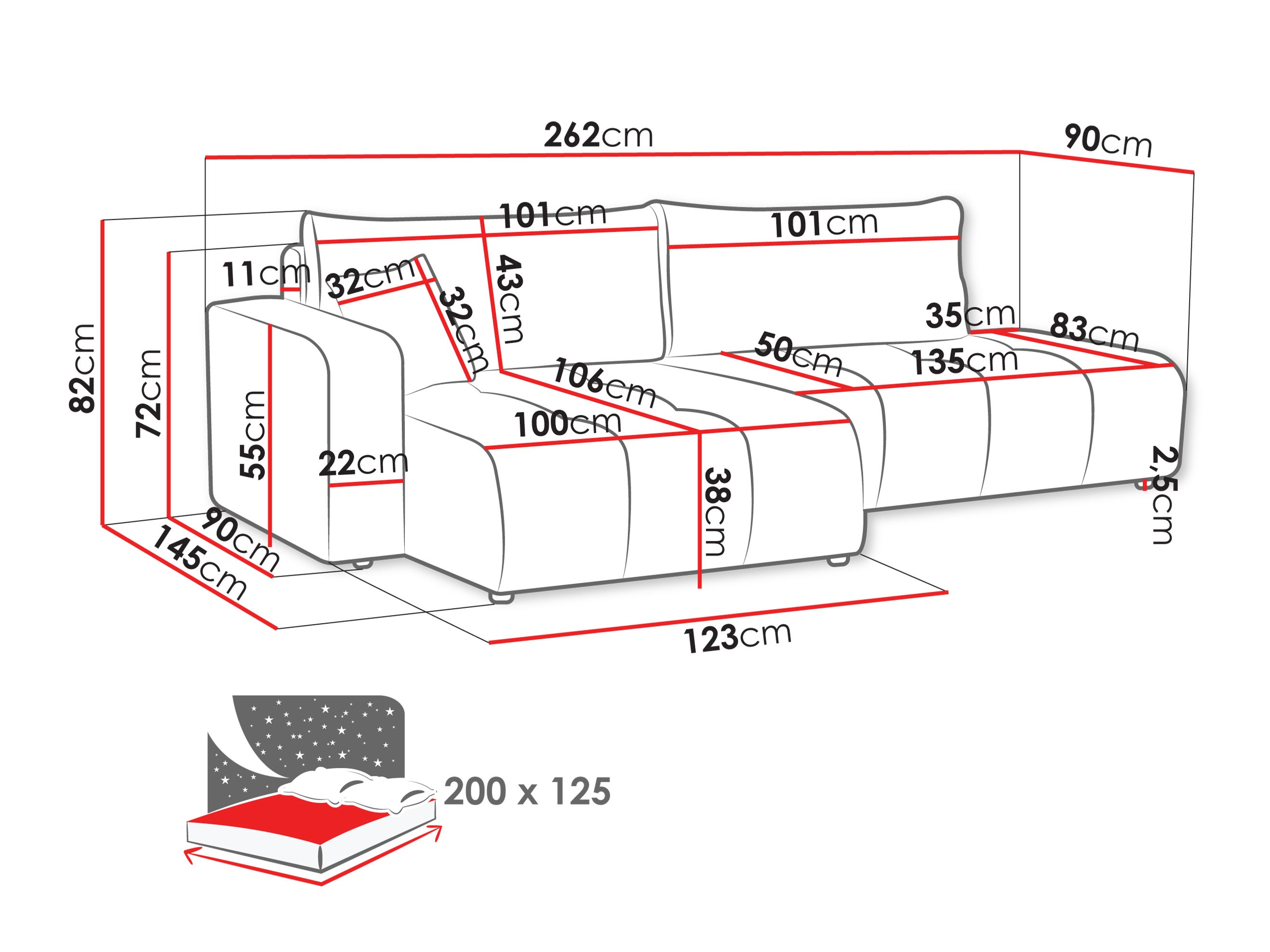 Hoekbank Comfivo 471 (Velo 621)