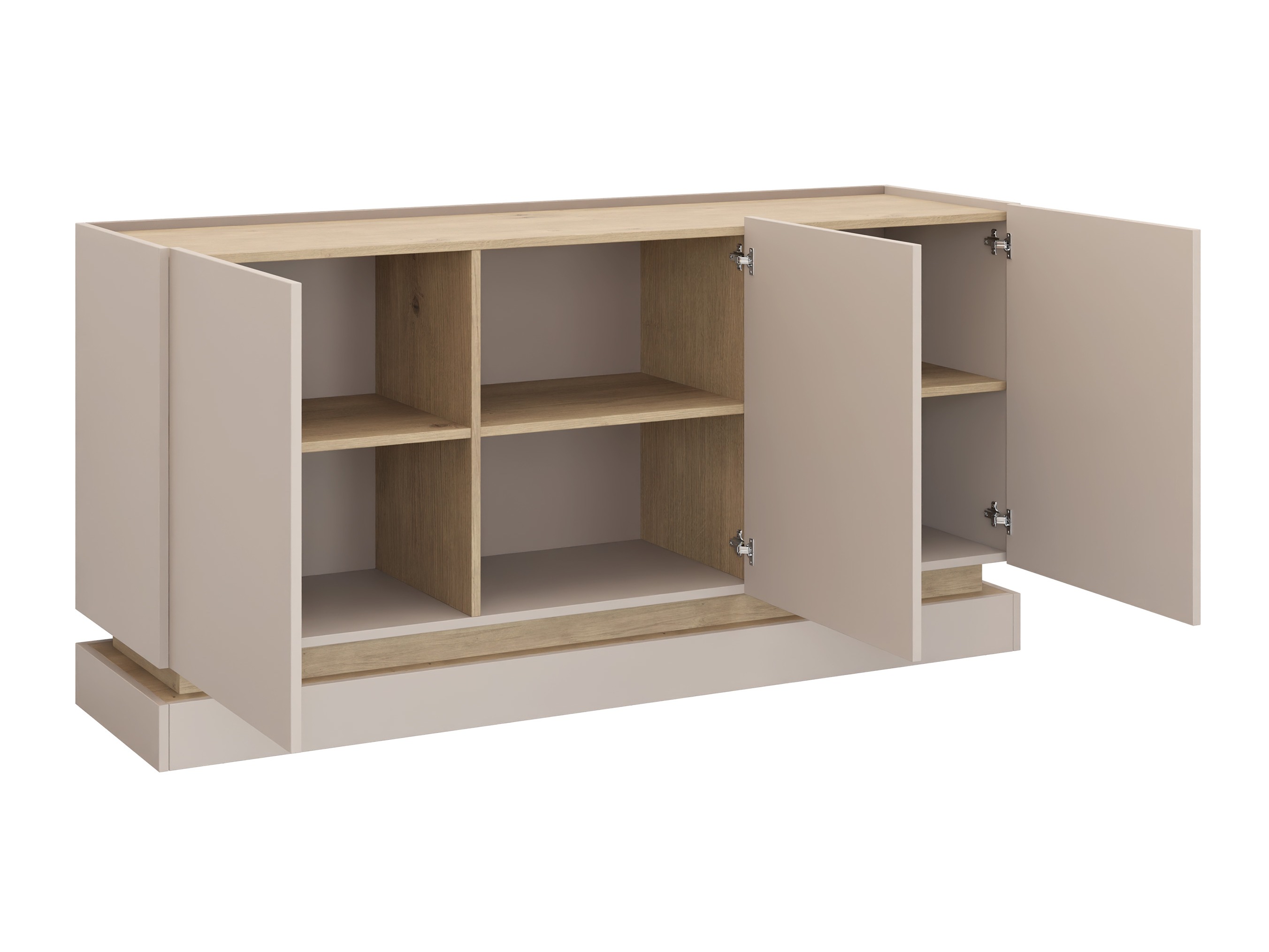 Dressoir Comfivo Dalvenu 101 (Lichtbruin + Eiken)