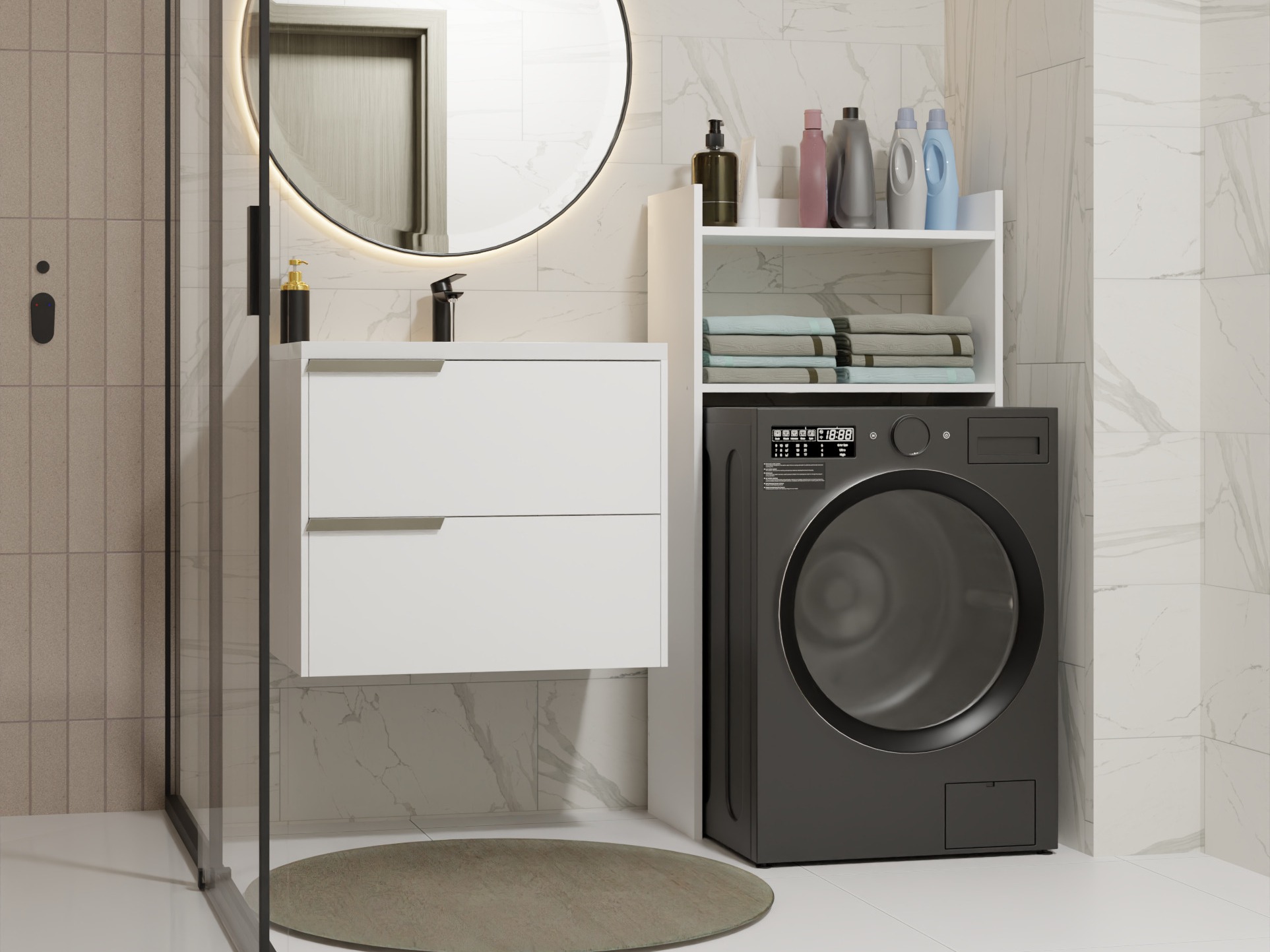 Plank voor de badkamer Servou 103