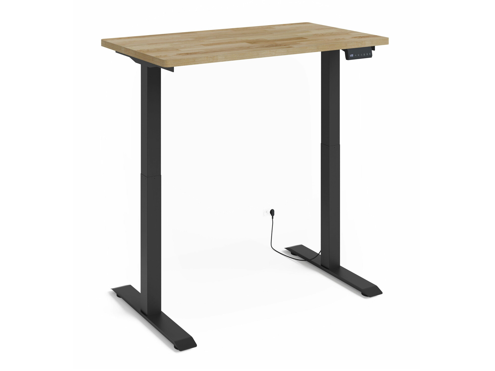 In hoogte verstelbaar bureau Buffalo 200 (Zwart)