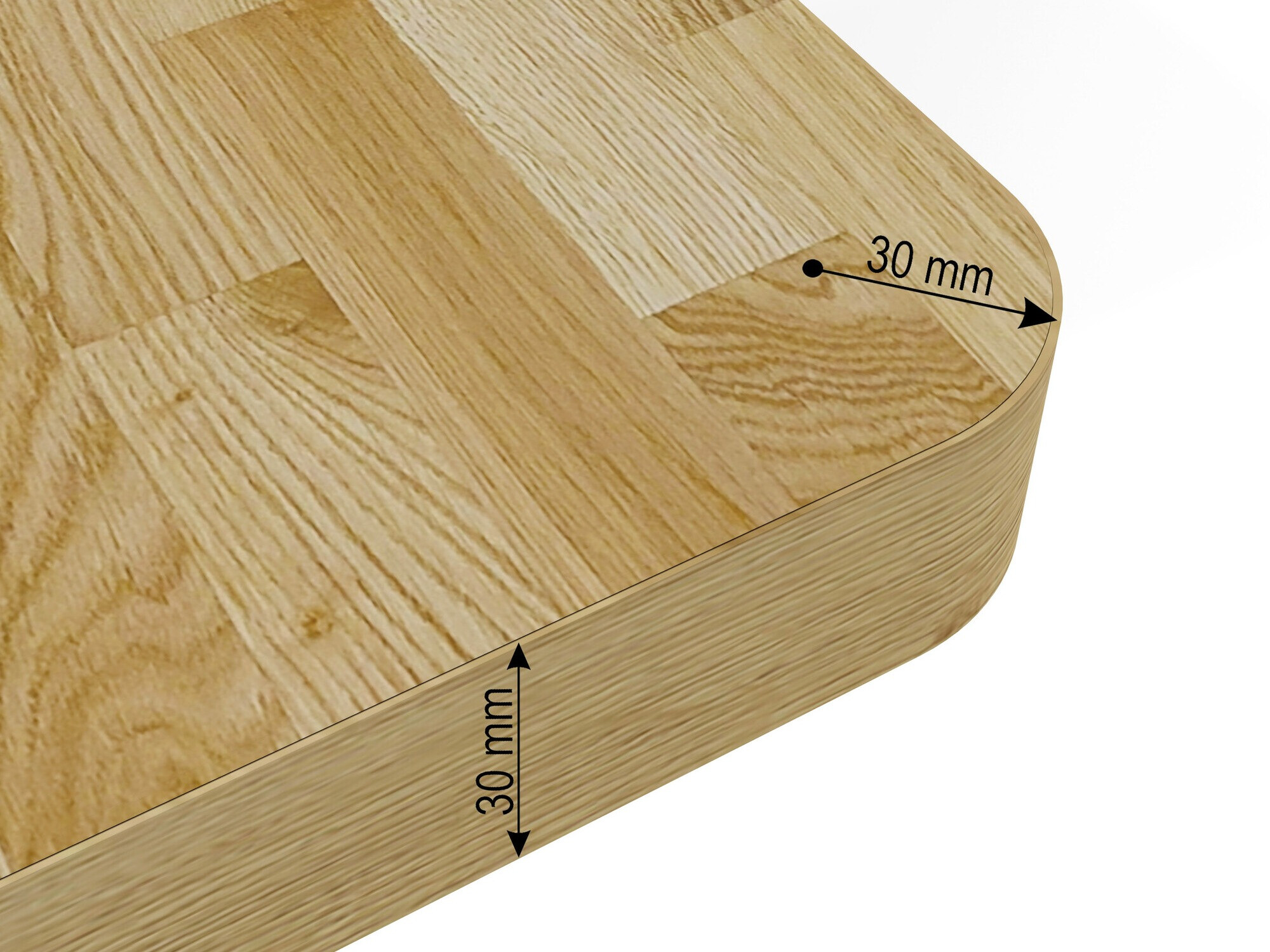 In hoogte verstelbaar bureau Buffalo 200 (Zwart)