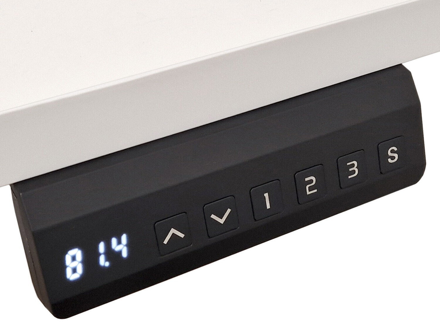 In hoogte verstelbaar bureau Buffalo 200 (Zwart)