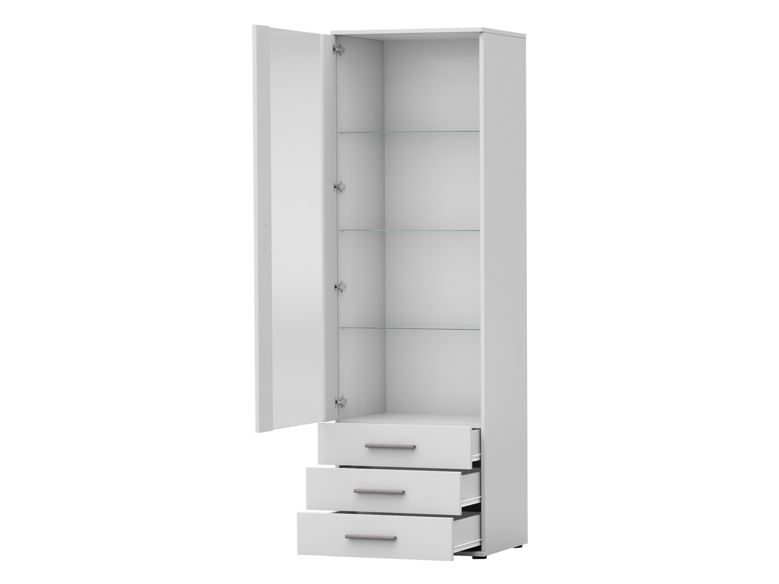 Boekenkast Tornola 102 (Kasjmier + Zwart)