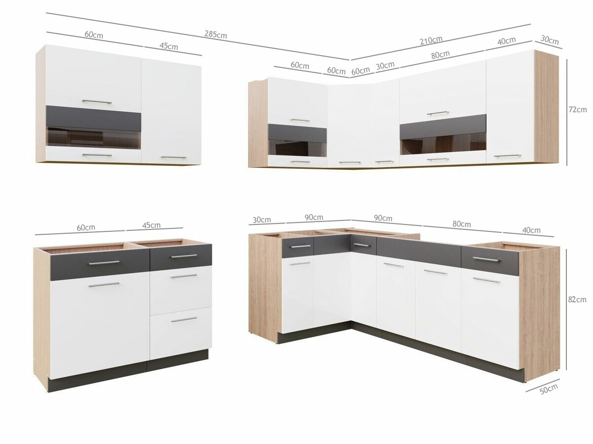 Modulaire keukenset Mode White 131