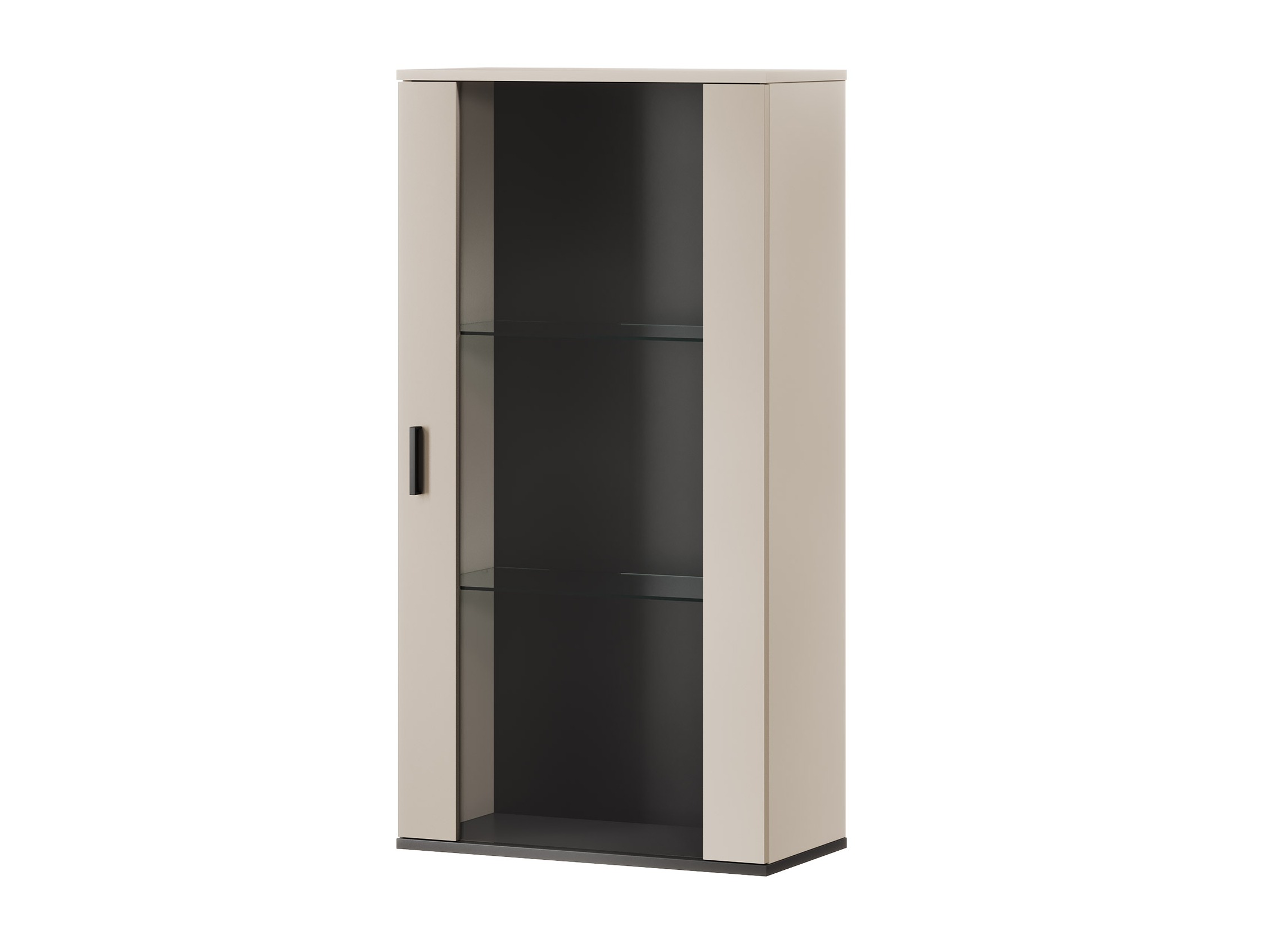 Wandkast Tornola 103 (Kasjmier + Zwart)