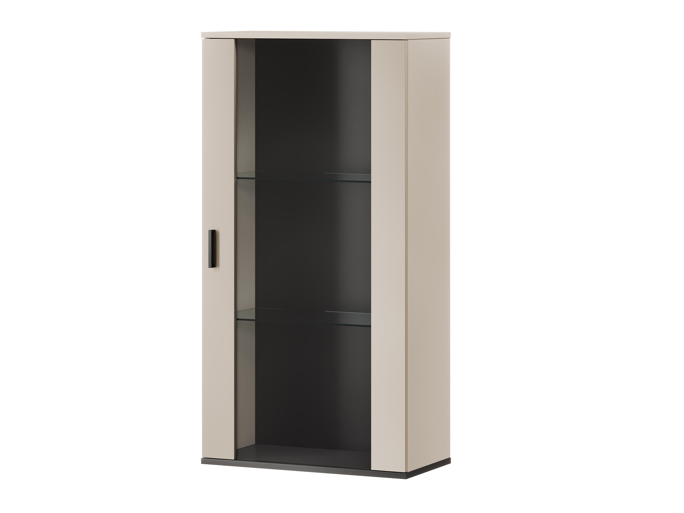 Wandkast Tornola 103 (Kasjmier + Zwart)