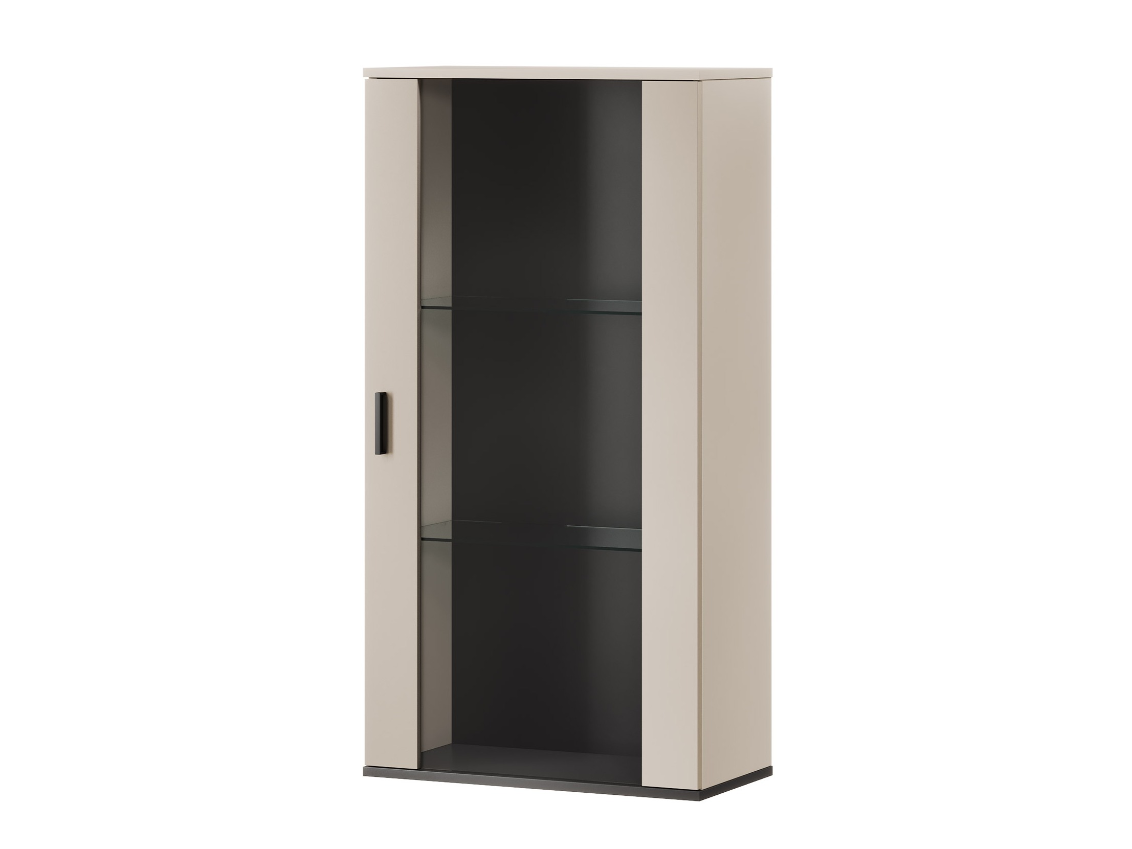 Wandkast Tornola 103 (Kasjmier + Zwart)