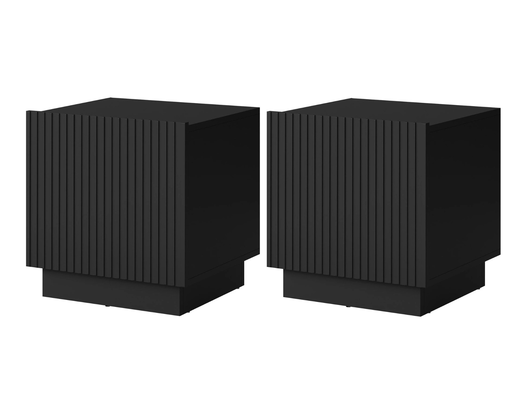 Een set nachtkastjes Lingua (Zwart)